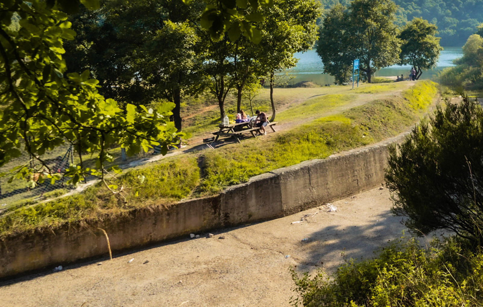 Kanlı reservoir: dry culvert
