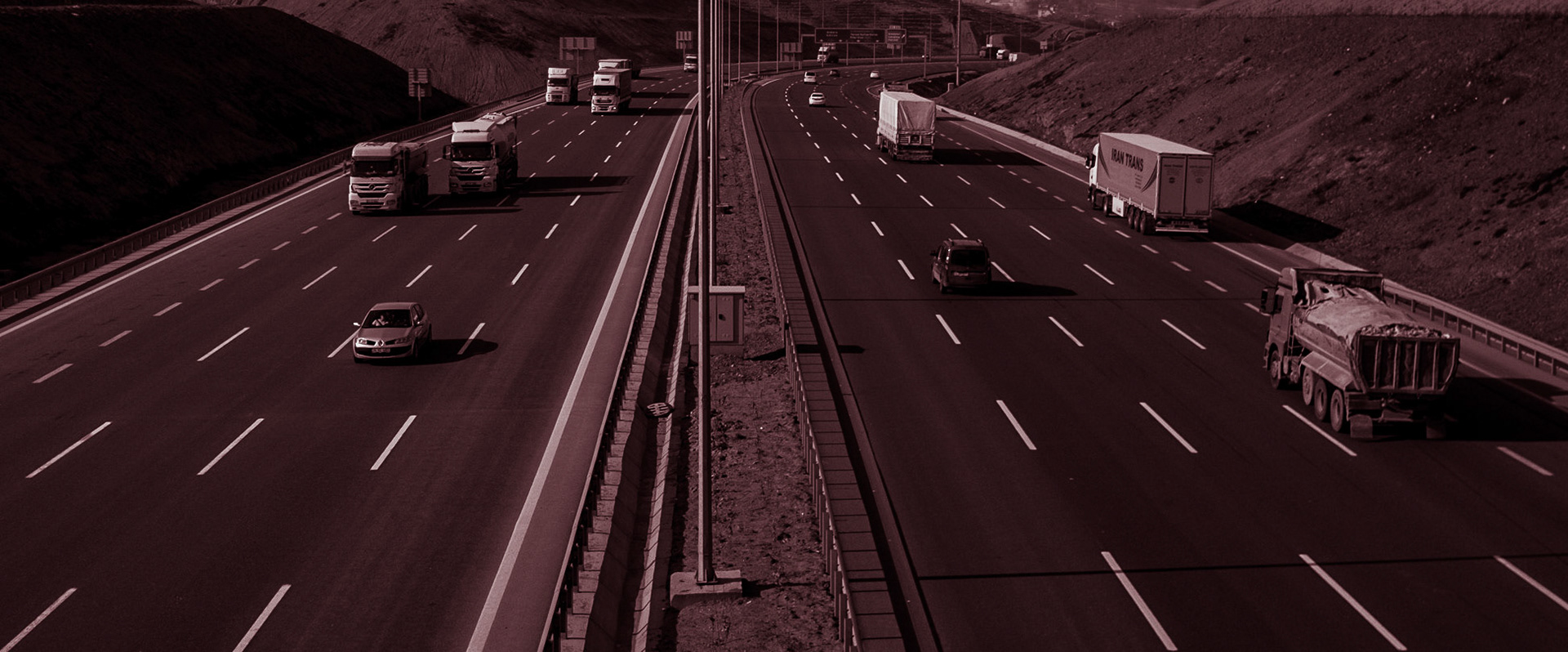 the motorway NW of Pirincci: seen from the bridge