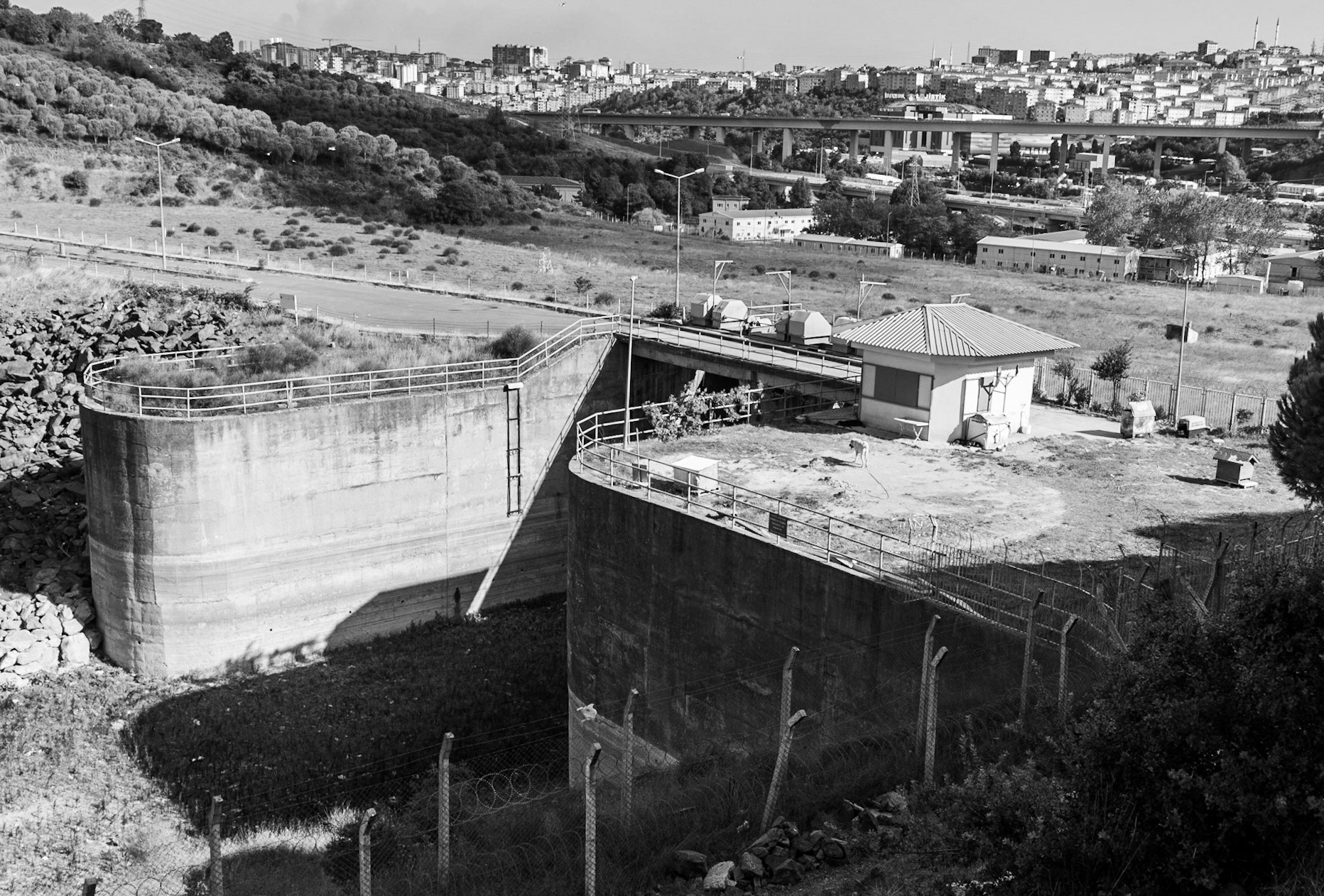 Alibey dam: seen from the northwest