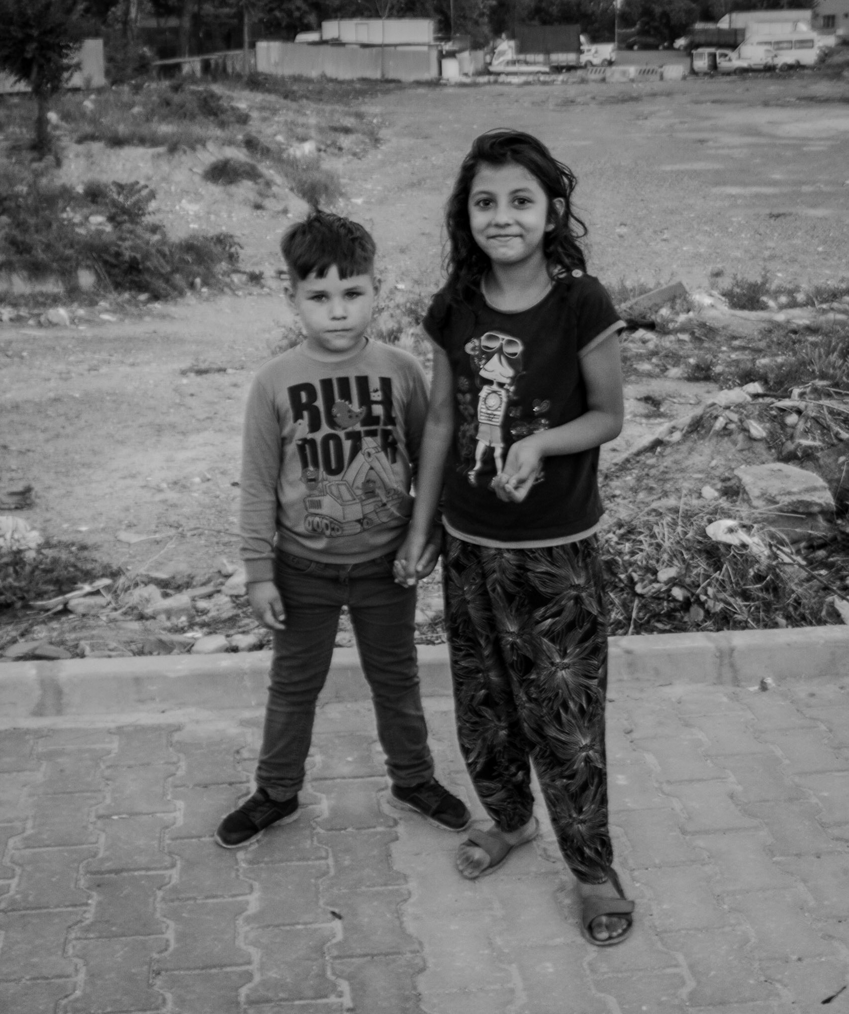 site of the Palace of Rhegion: local kids