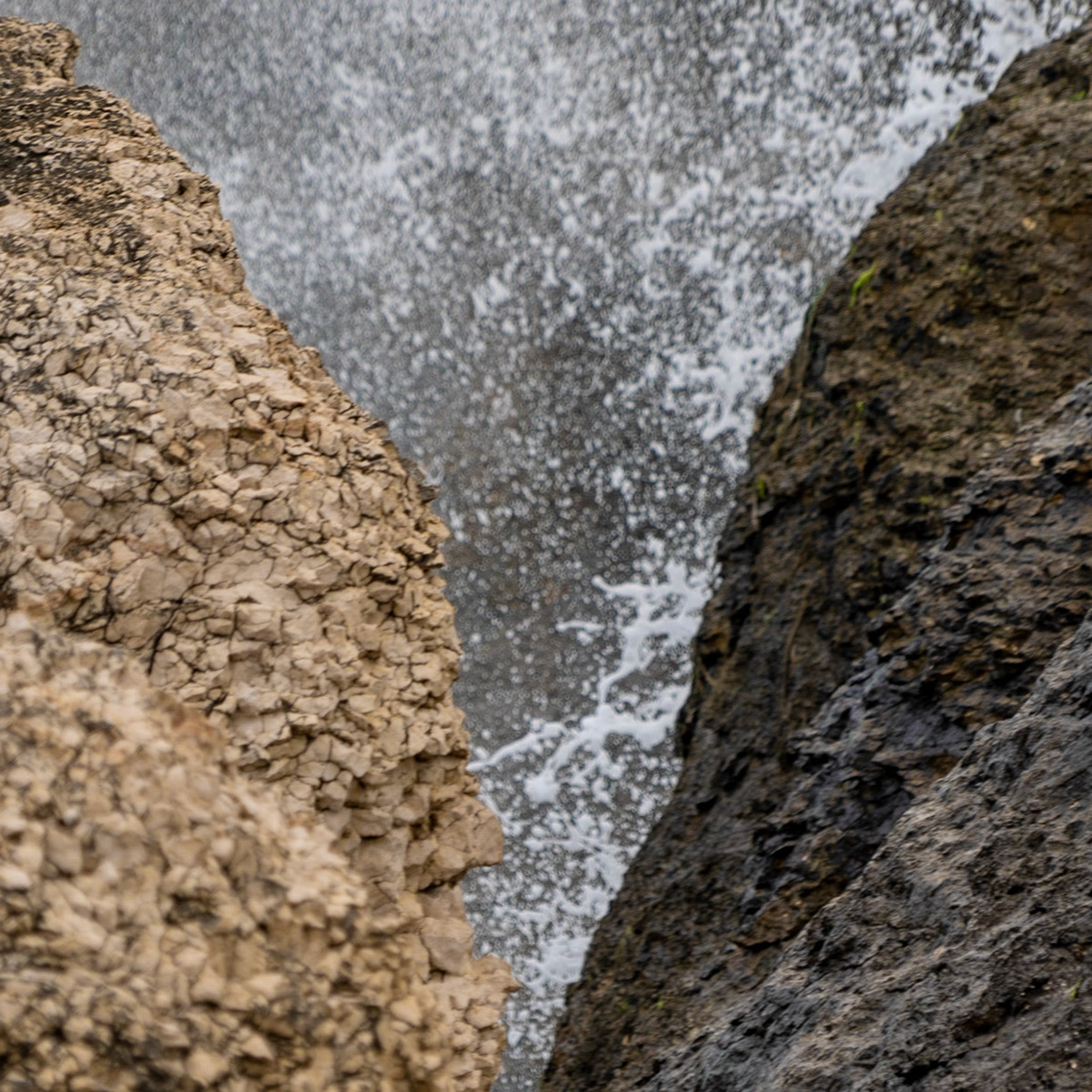 Sahilköy basalt columns: view