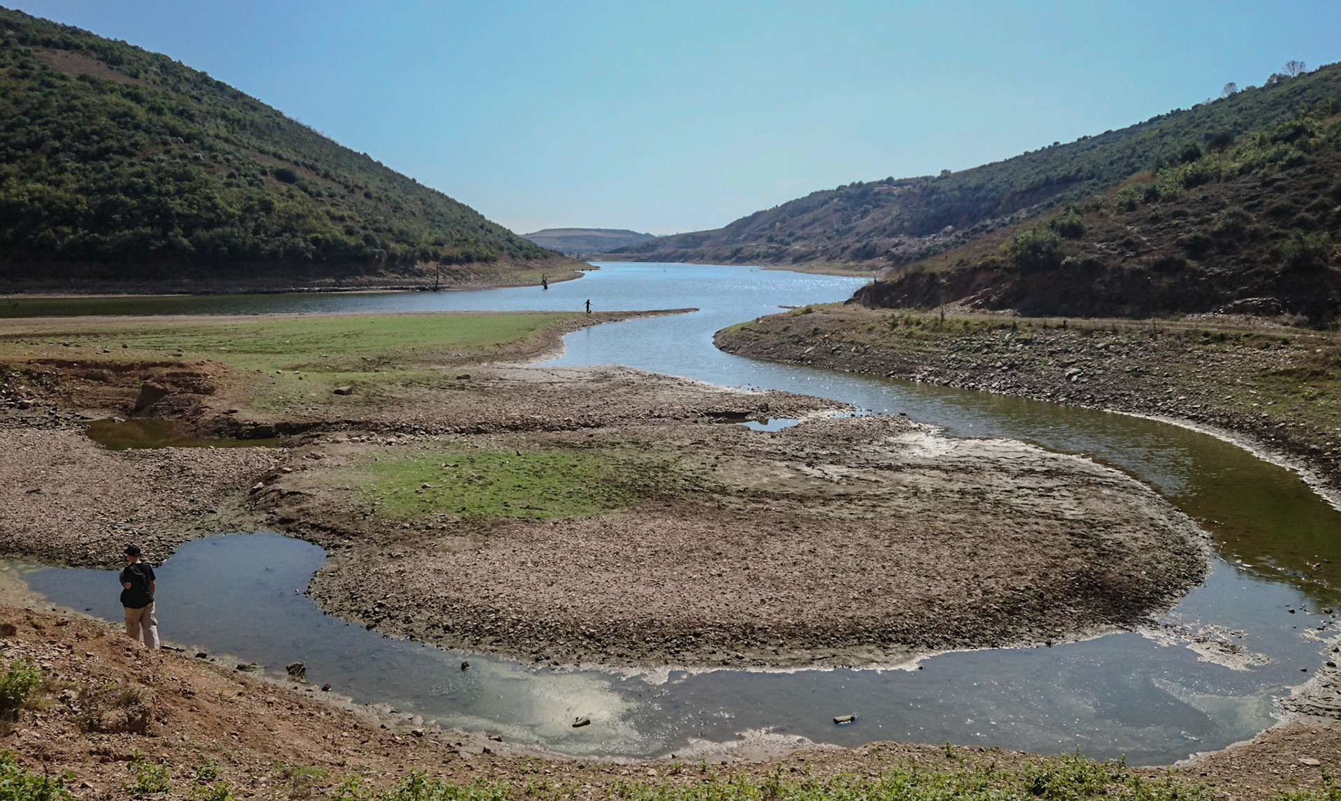 Şamlar gorge: view from the north when the water-level is low