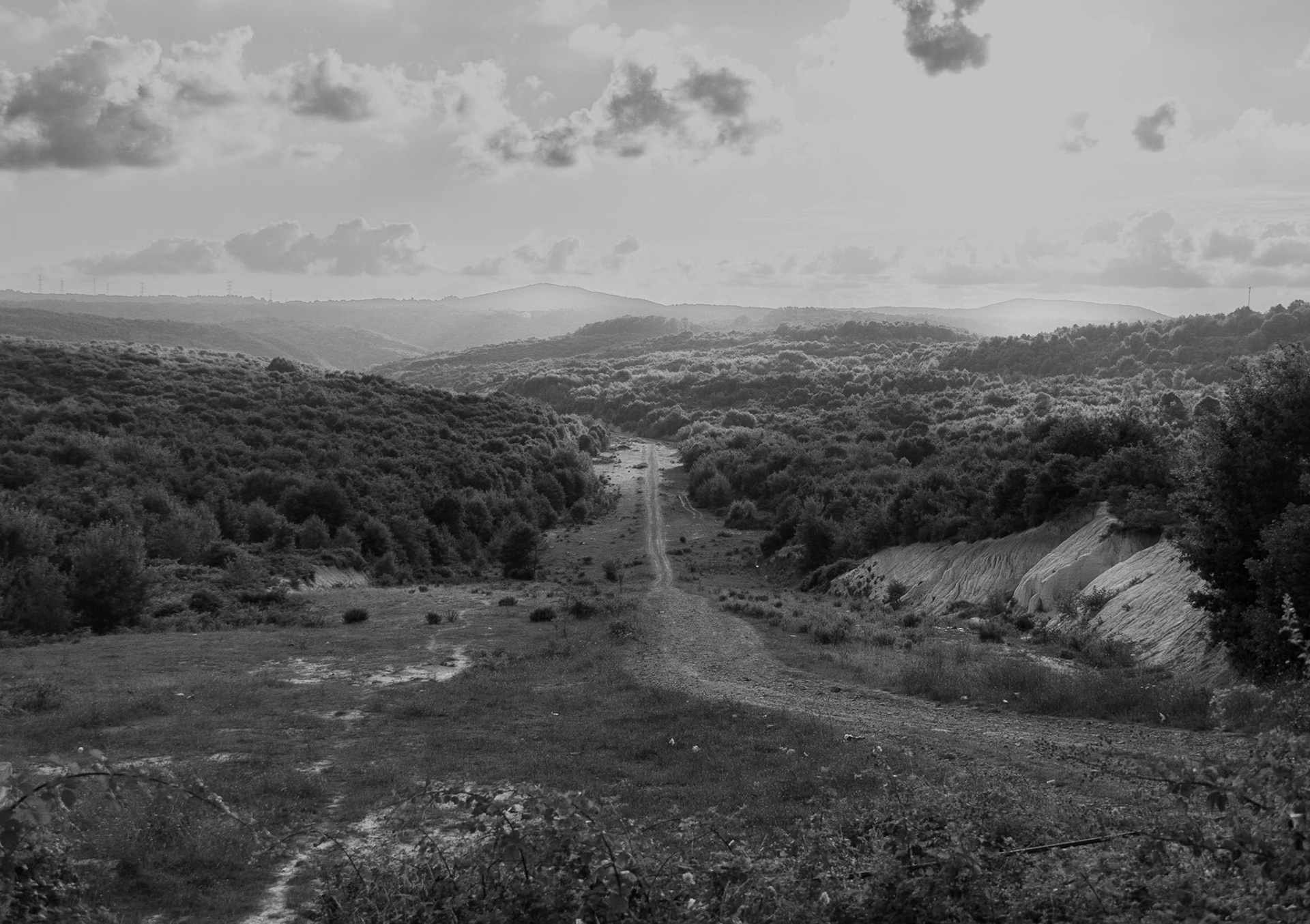 Ömerliköy watermain route: a slow rollercoaster heading west