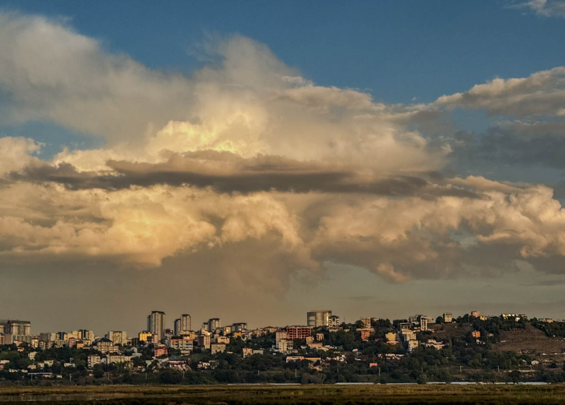 Küçükçekmece northwestern marsh: view east