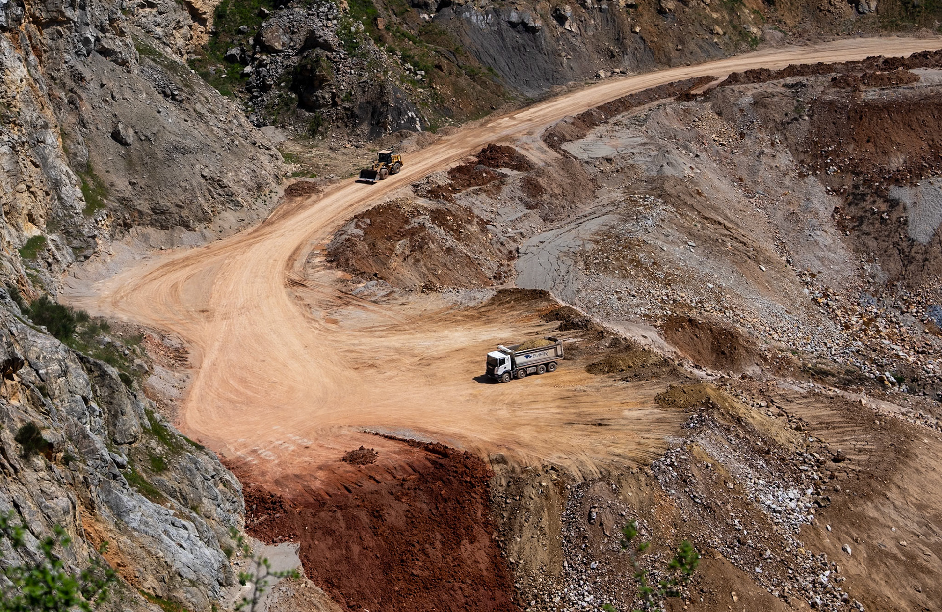 Hüseyinli opencast mine: view