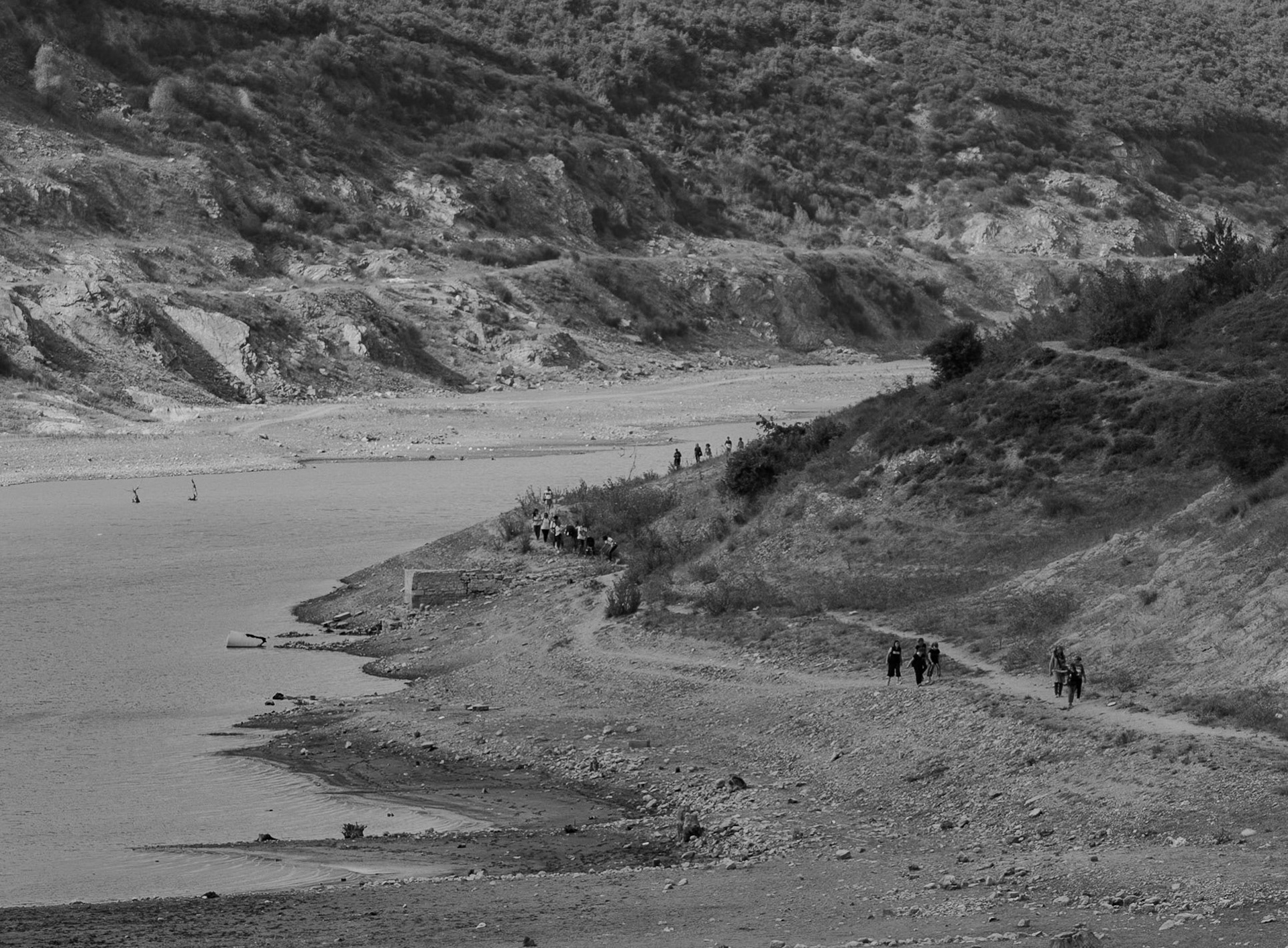 Şamlar gorge: walking along its eastern side