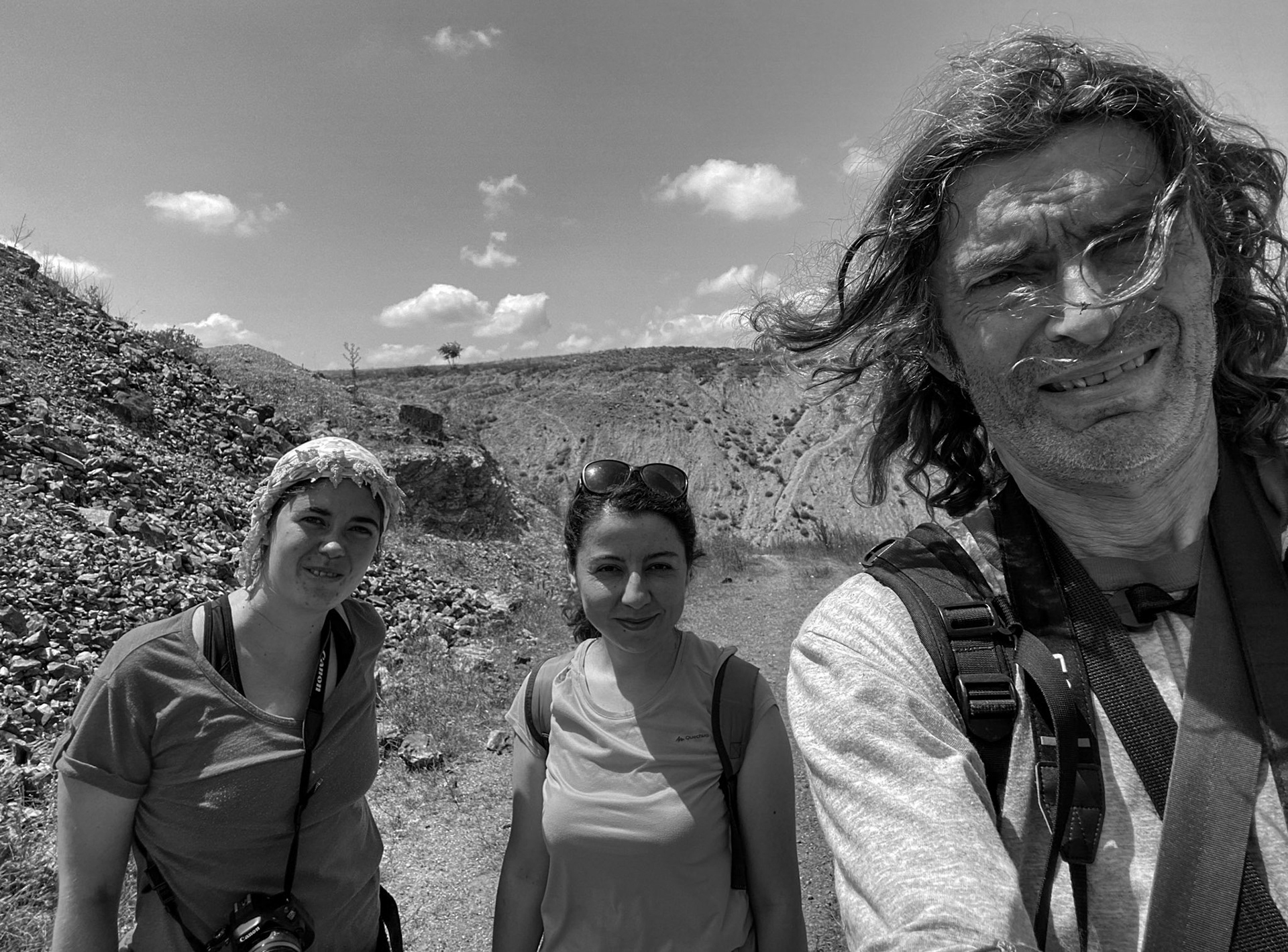 Cebeci: southern opencast mines - group selfie