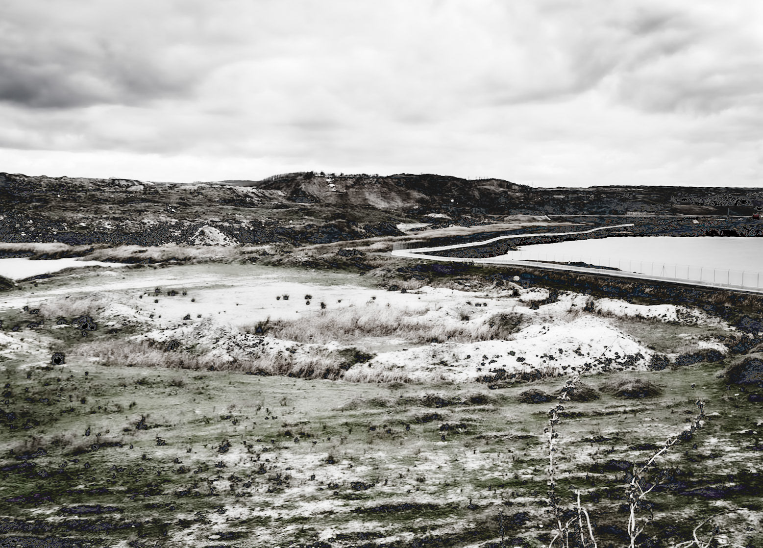 Yeniköy active mining area: view