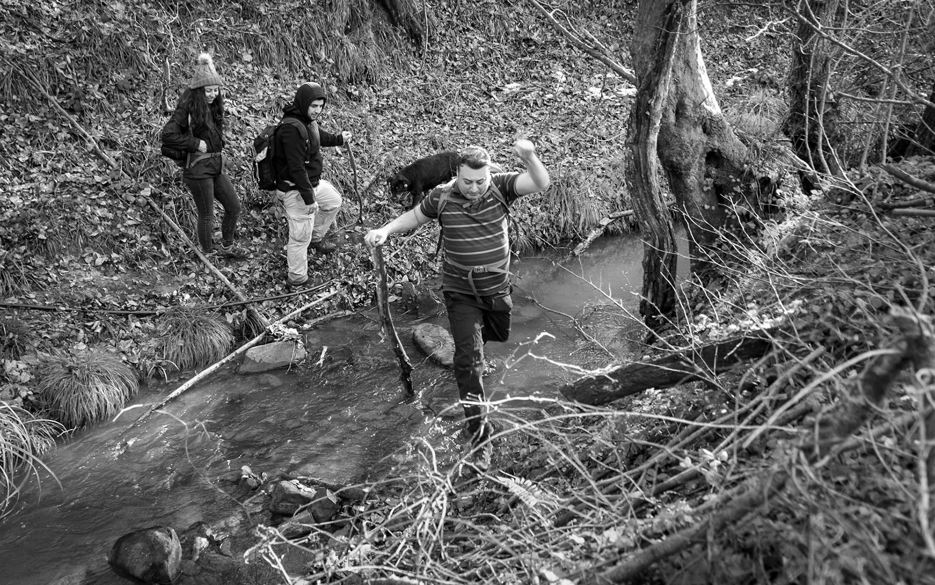between Cumhuriyet and Polonezköy: stream crossing