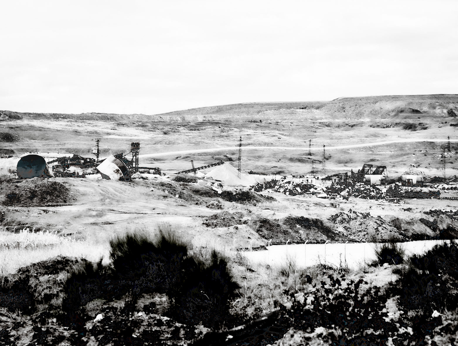 Yeniköy active mining area: mining gear