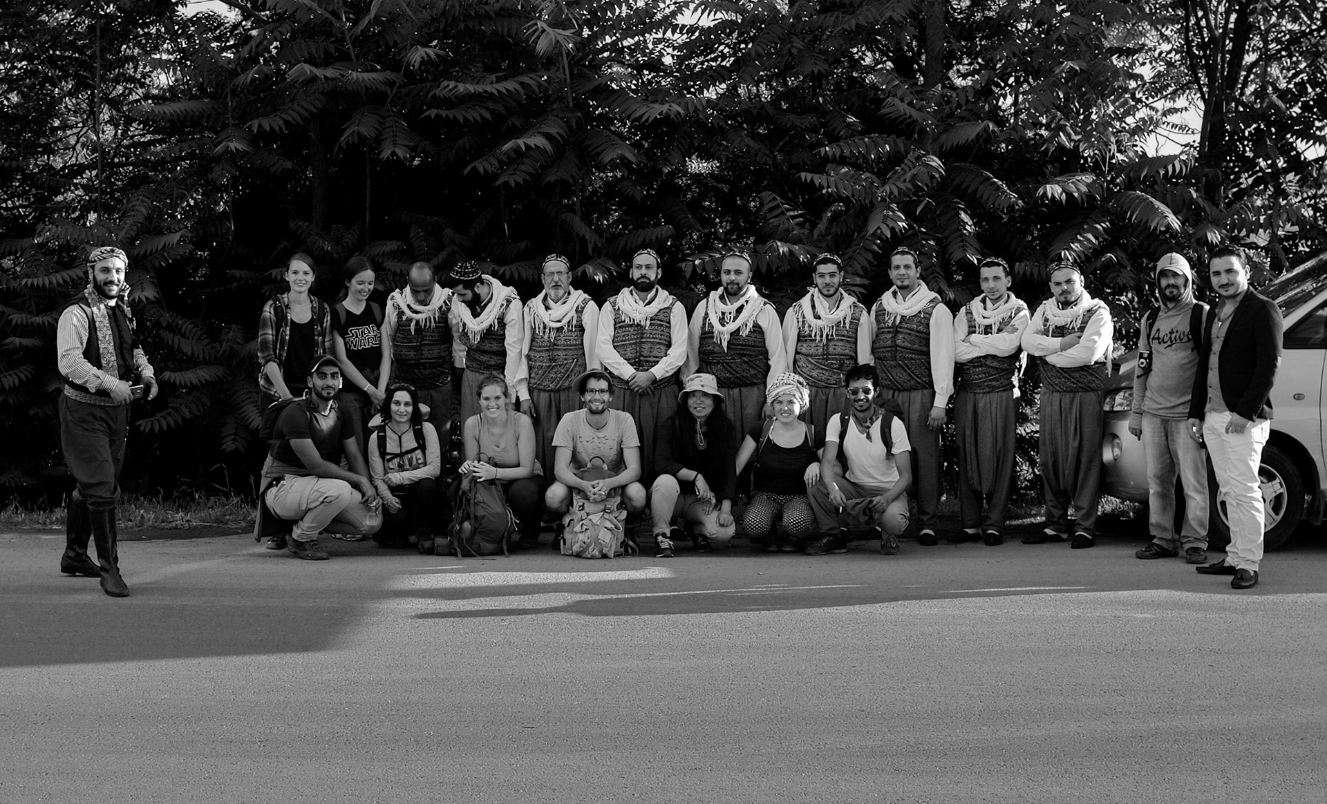 between the north-eastern marsh of Küçükçekmece Gölü and Bosphorus City: the Syrian choir we met on the way