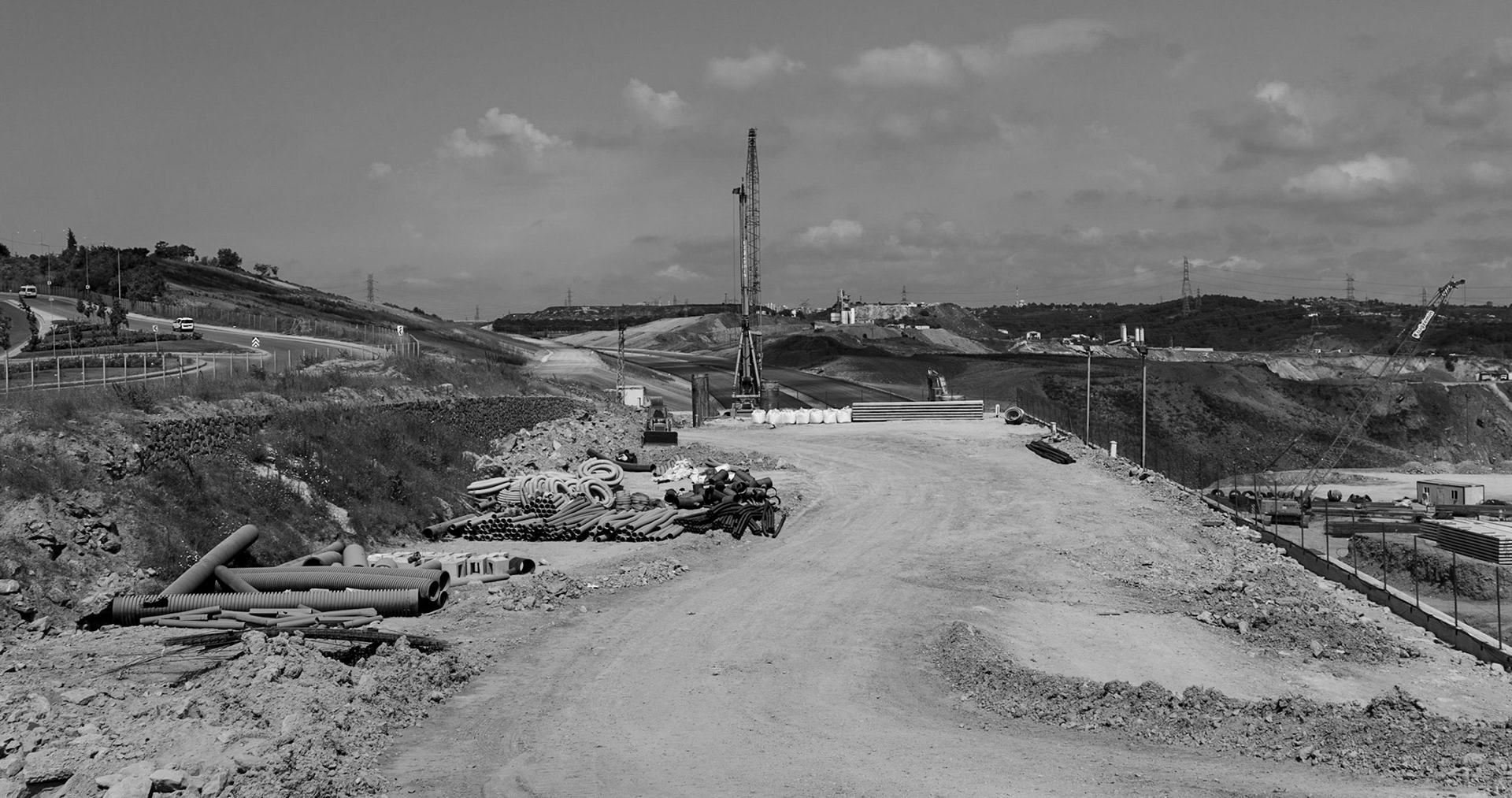 between Sultangazi and Cebeci: motorway building and mining