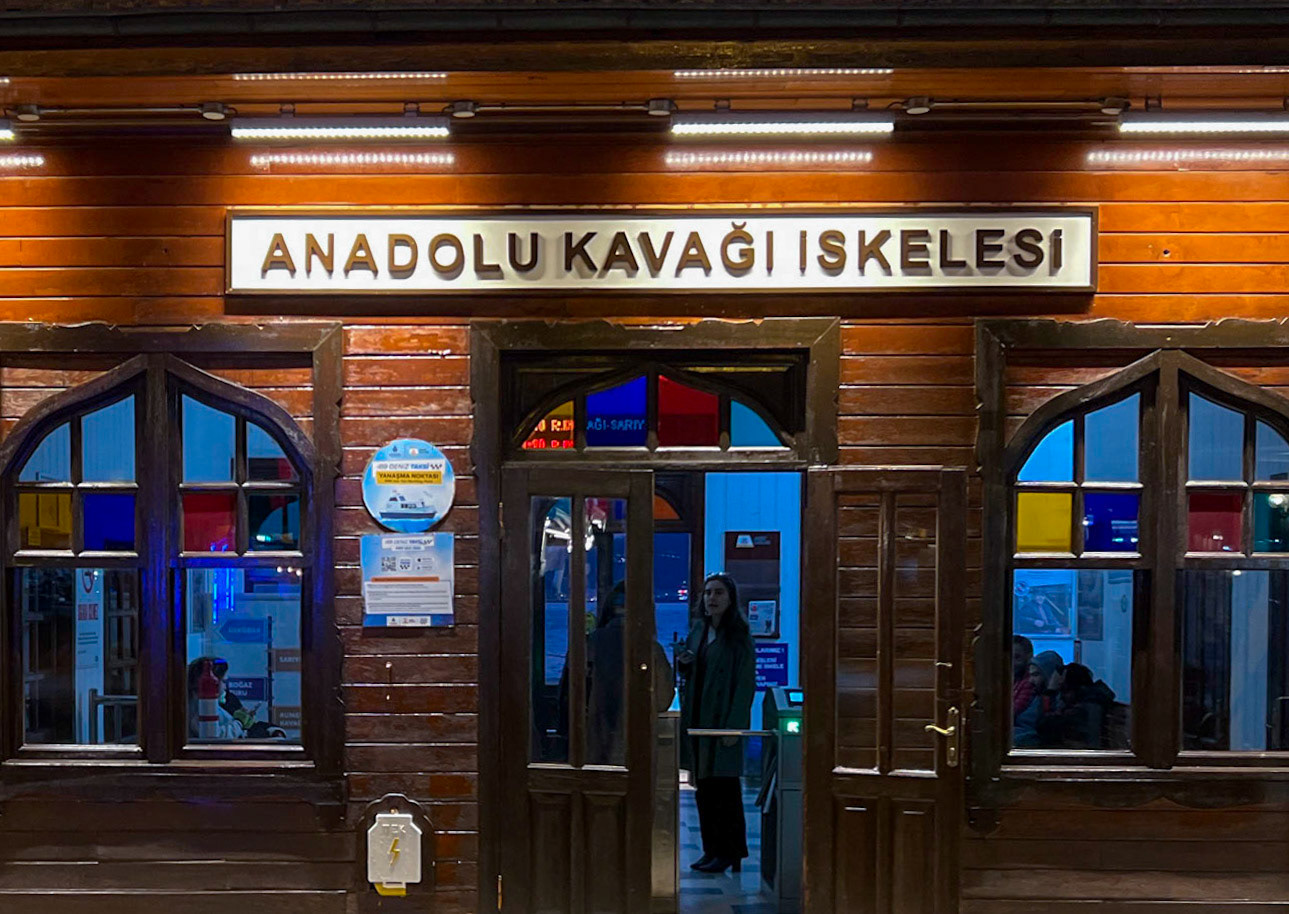 Anadolu Kavaǧı: the boat station