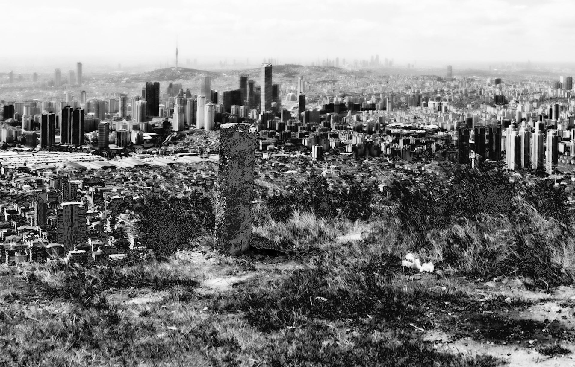 Kayışdaǧ tepesi: trig point