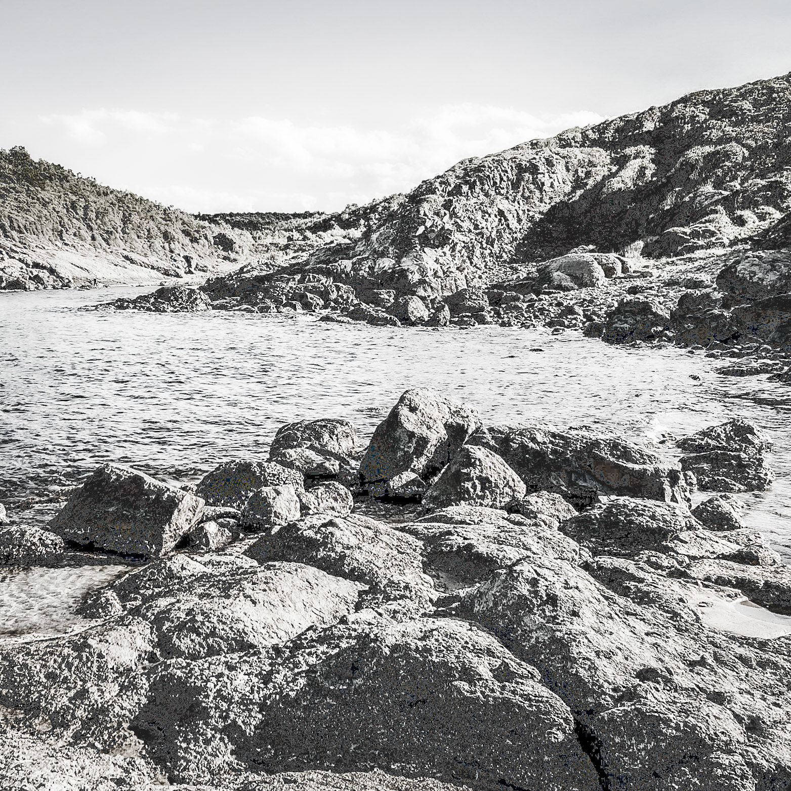 heading west along the line of the Black Sea: coves and headlands