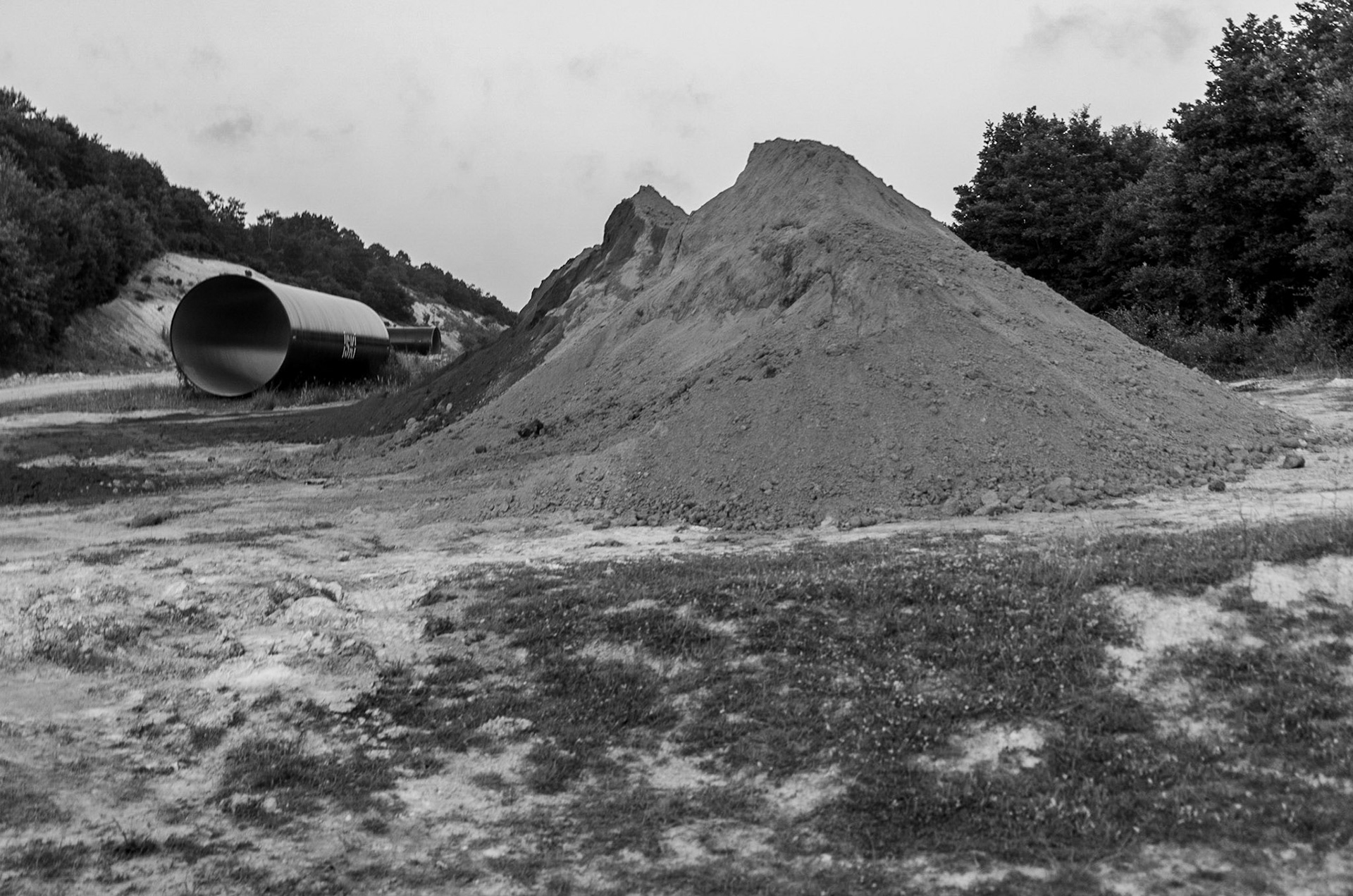Ömerliköy watermain route: İSKİ works