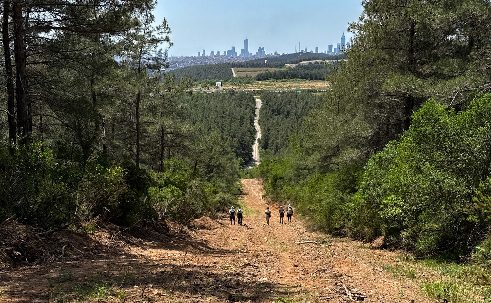 Baklacı southern hill: descending