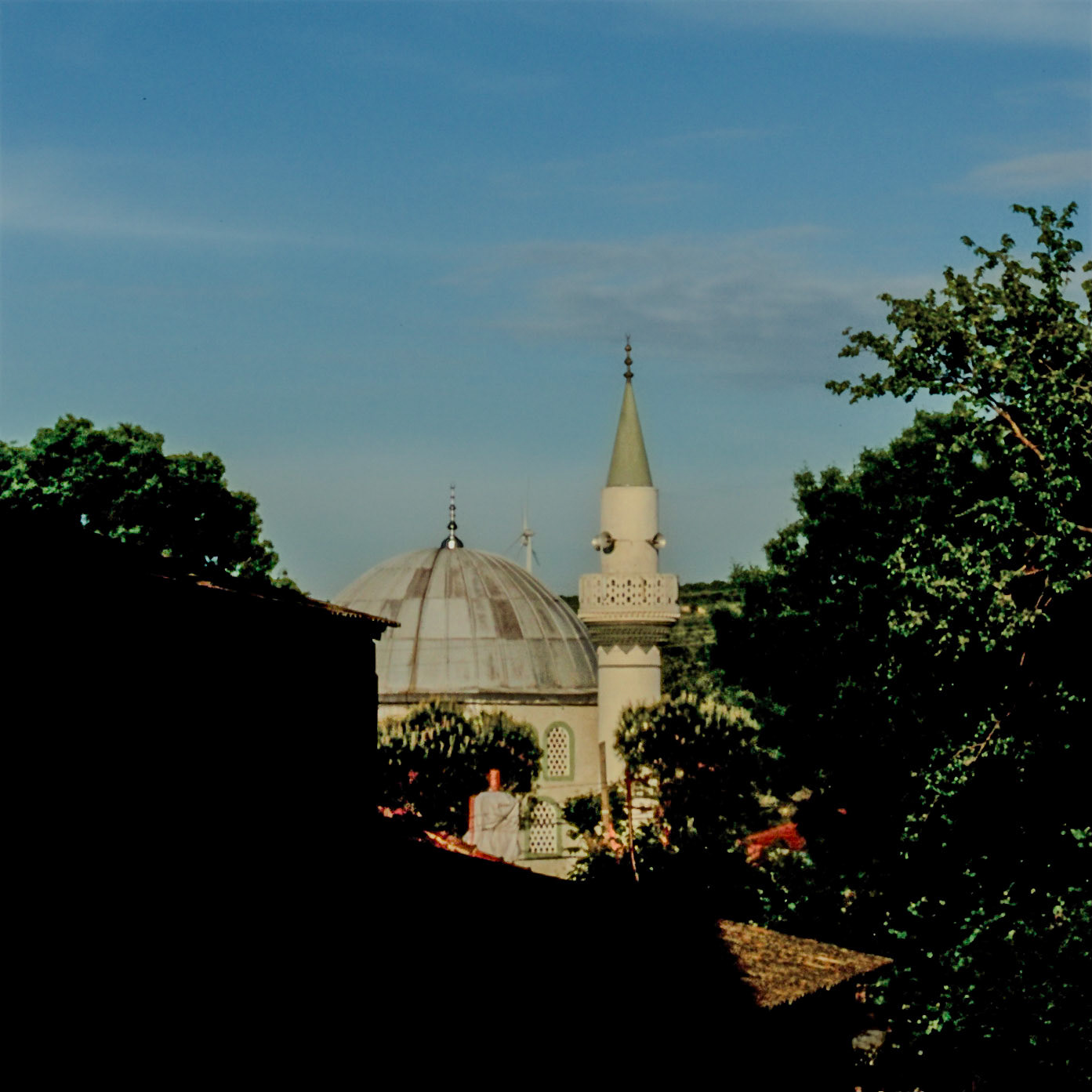 Baklalı: the mosque in evening light