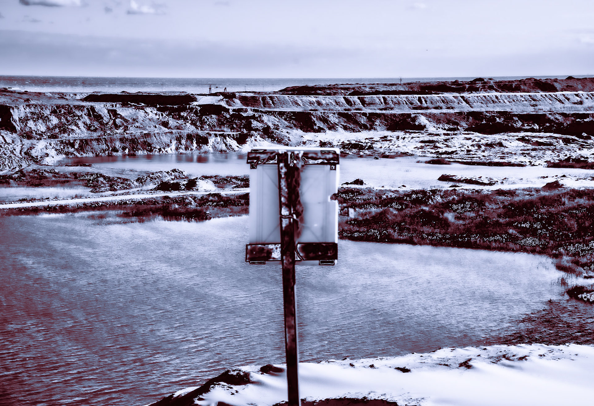 heading west from Akpınar: ponds