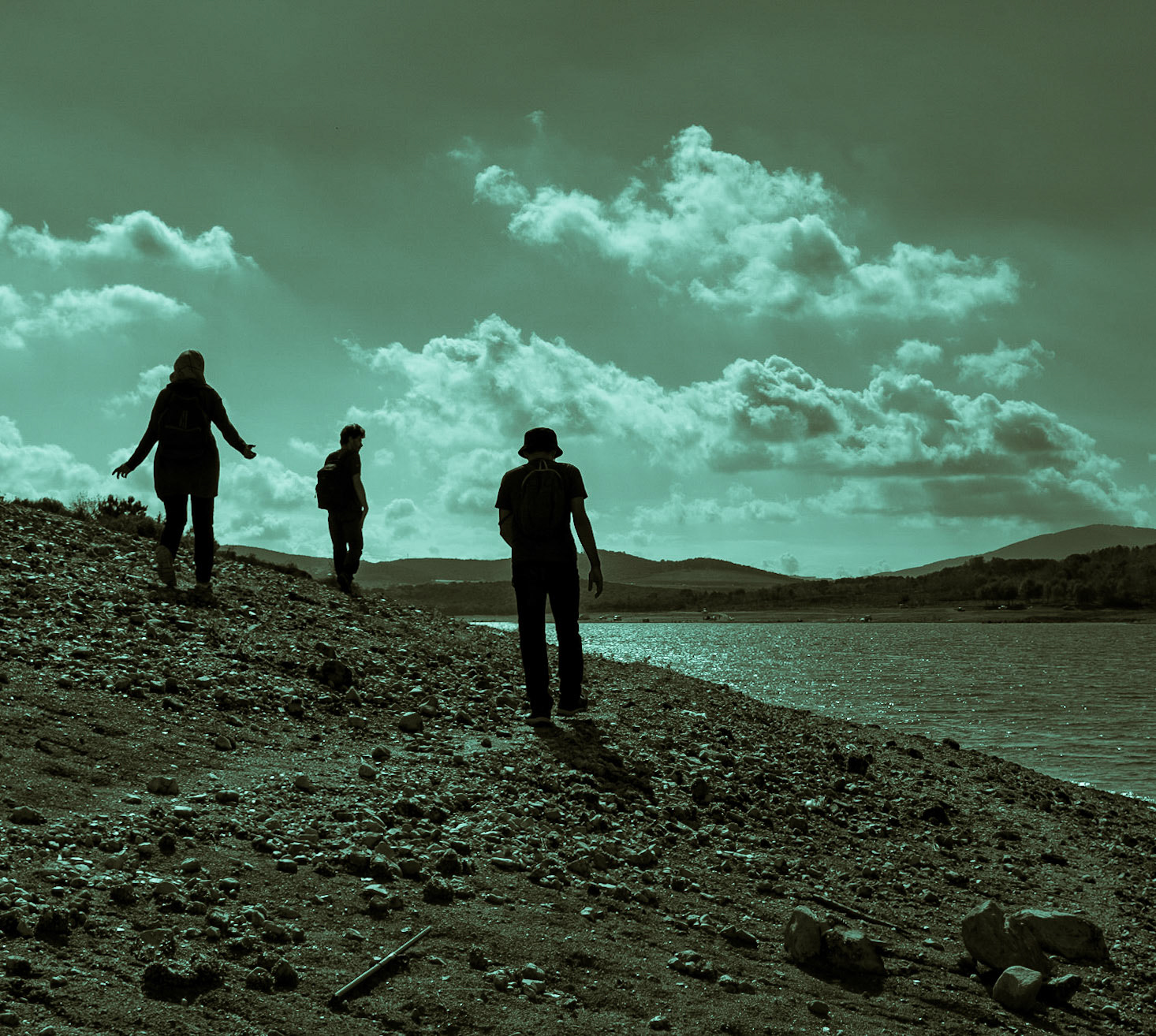 Ömerli reservoir: heading south