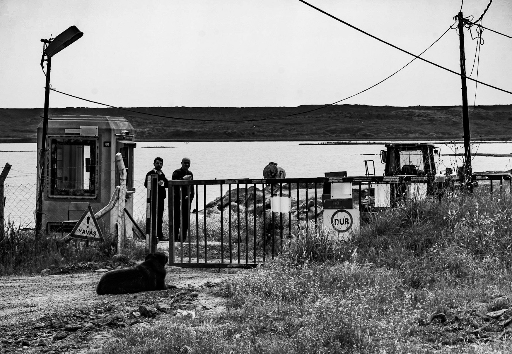 Yeniköy: the entrance to the active mining area
