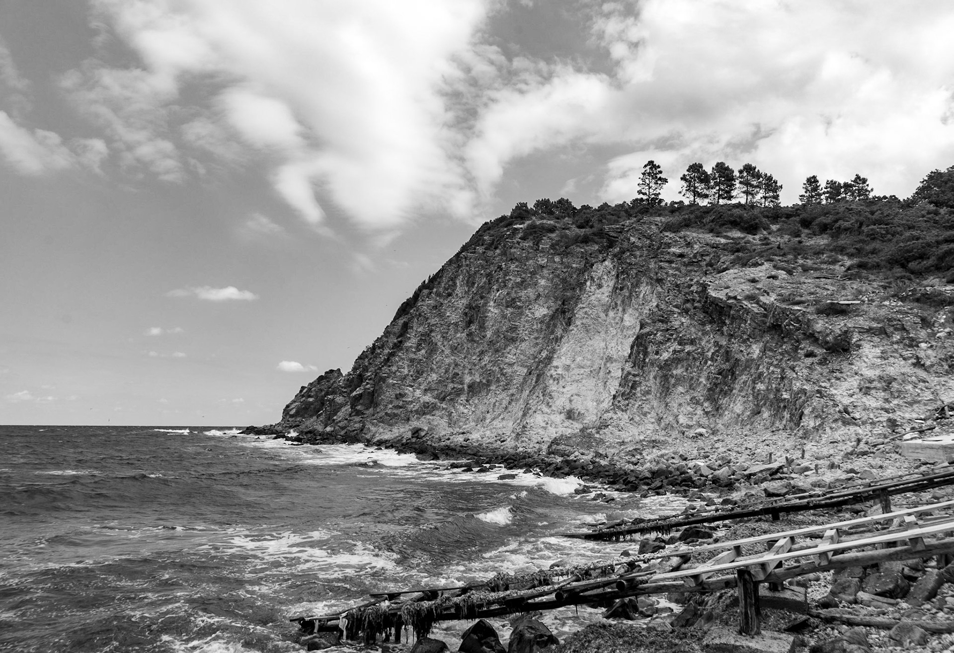 Kurna fishing hamlet: view looking east