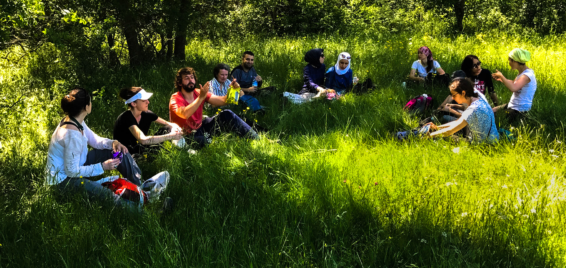 between Baklalı and Dursunköy: a Manetesque lunch in the water-meadow on the east side of the Sazlıdere
