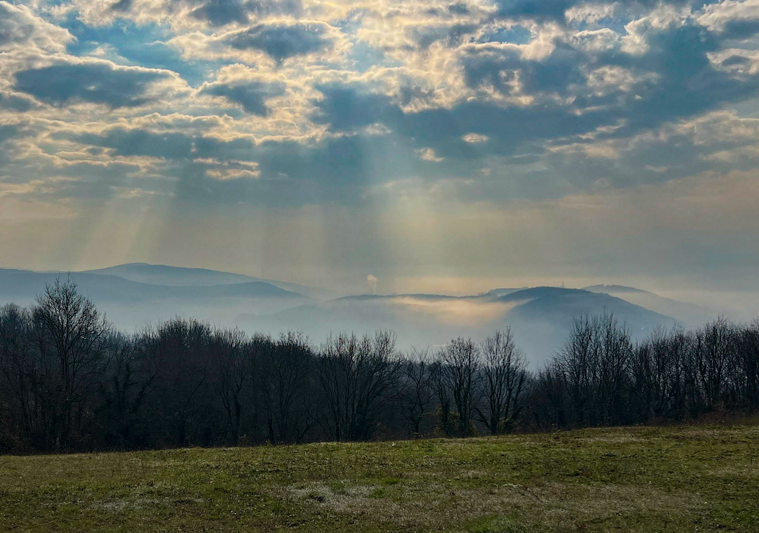 Bozhane S hill: land and sky scape