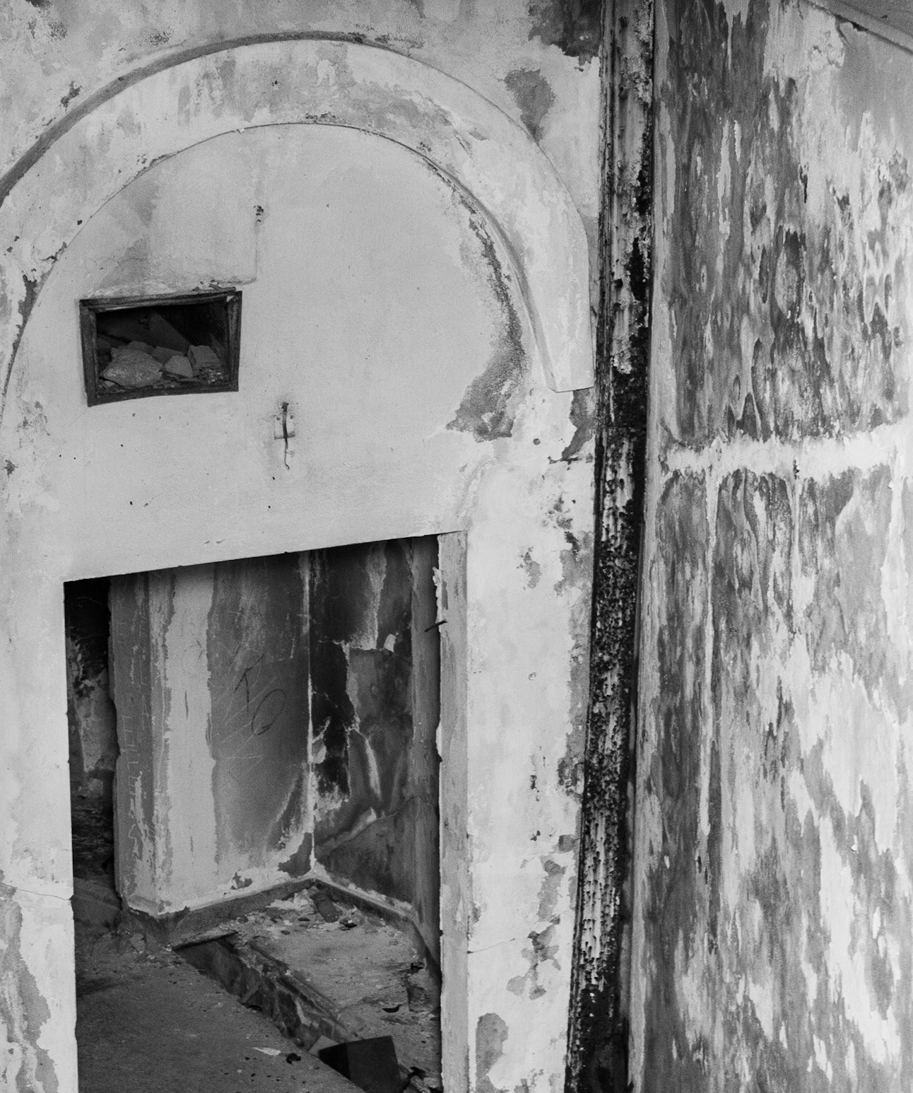 Poyraz: the upper entrance to the abandoned NATO fort