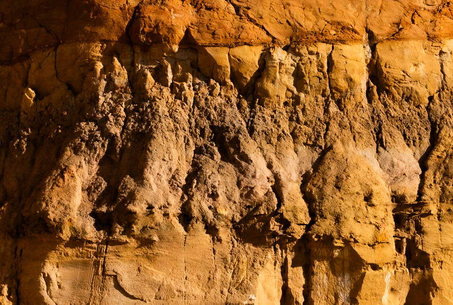 Alacalı sand quarry: the currently abandoned part