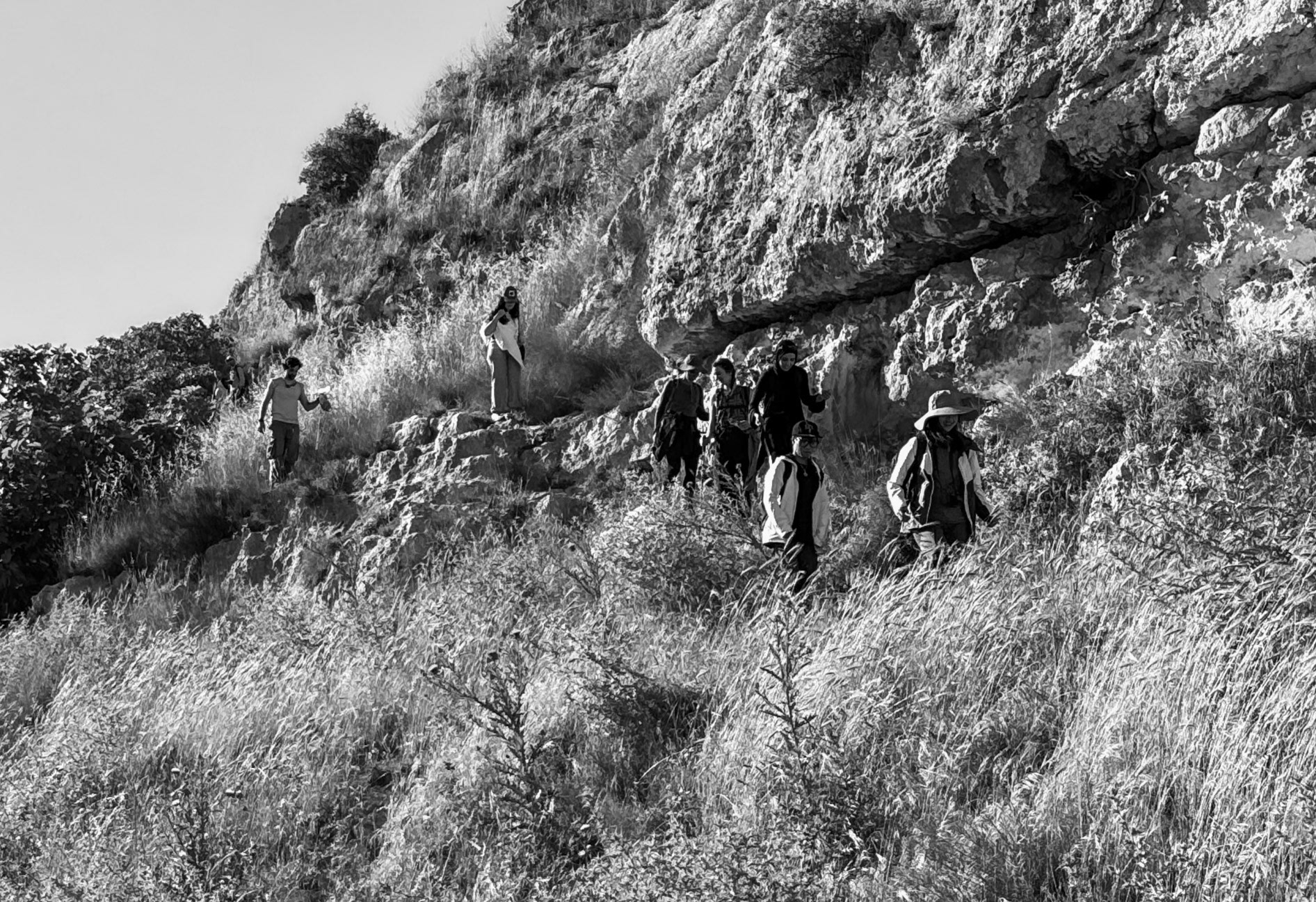 leaving Yarımburgaz cave: the way down