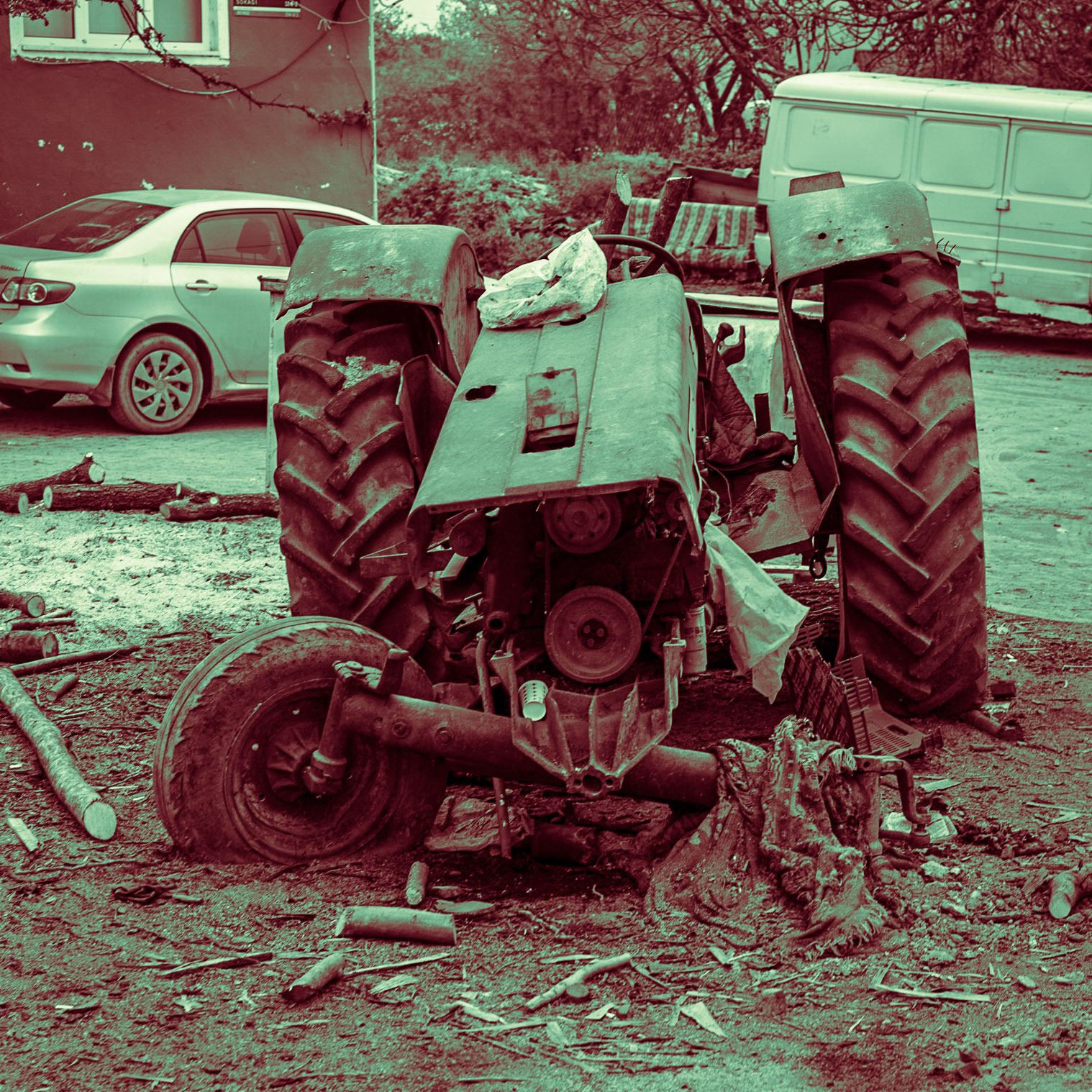 Kılıçlı Köyü: 3-wheeled tractor