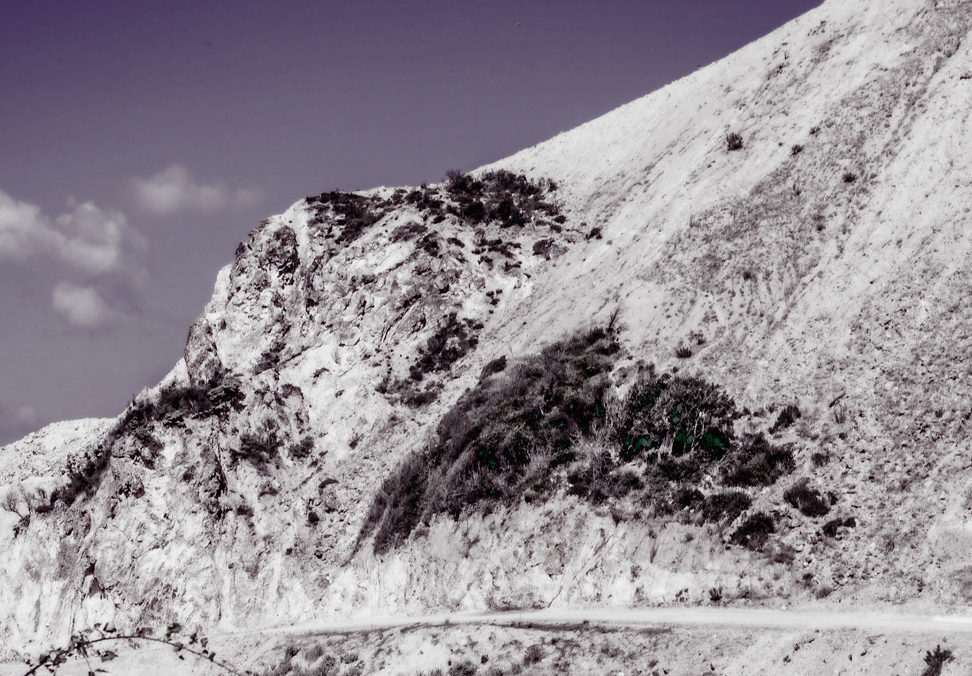 Kurna quarry: slag heap