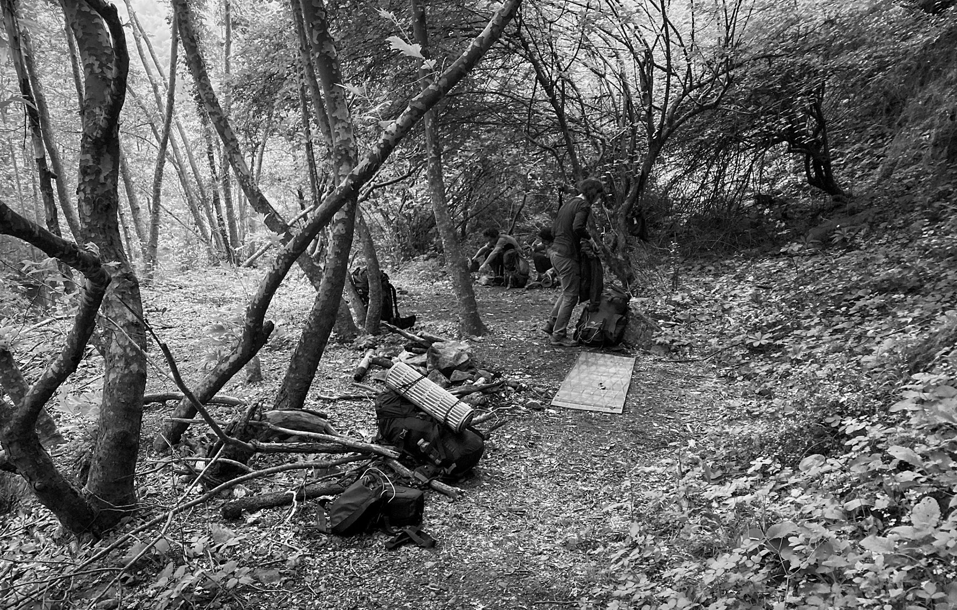 Şarlak waterfall: campsite