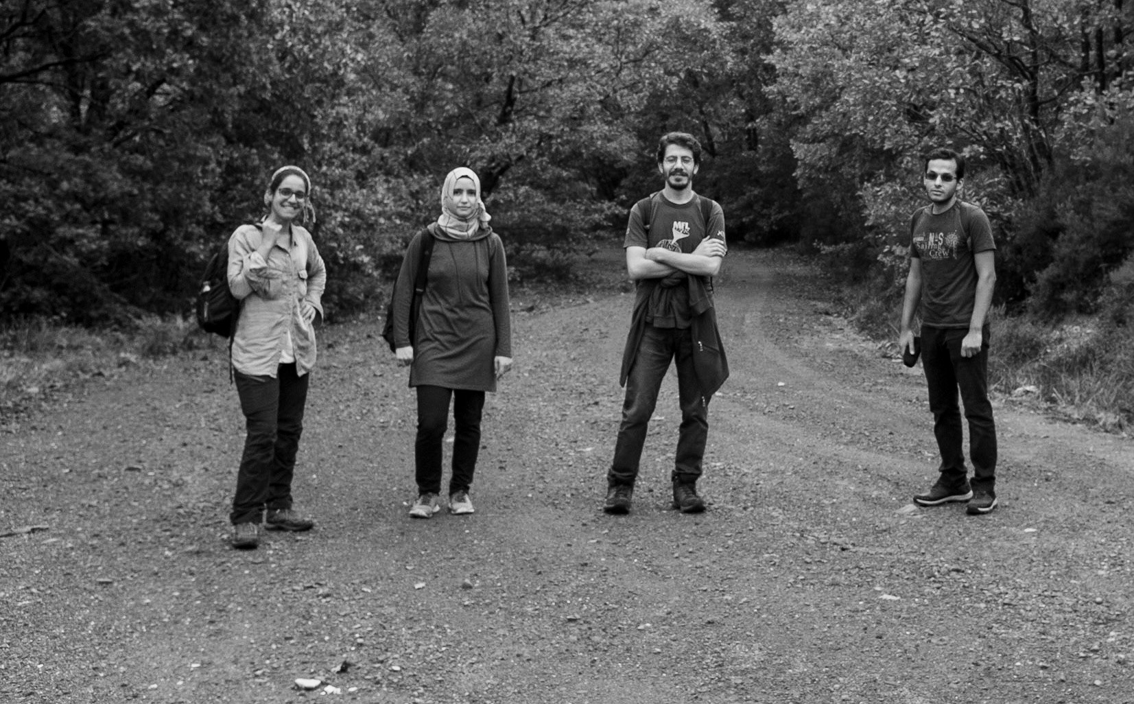 between Göçbeyli and Ballıca: 4/5ths of the hiking party today