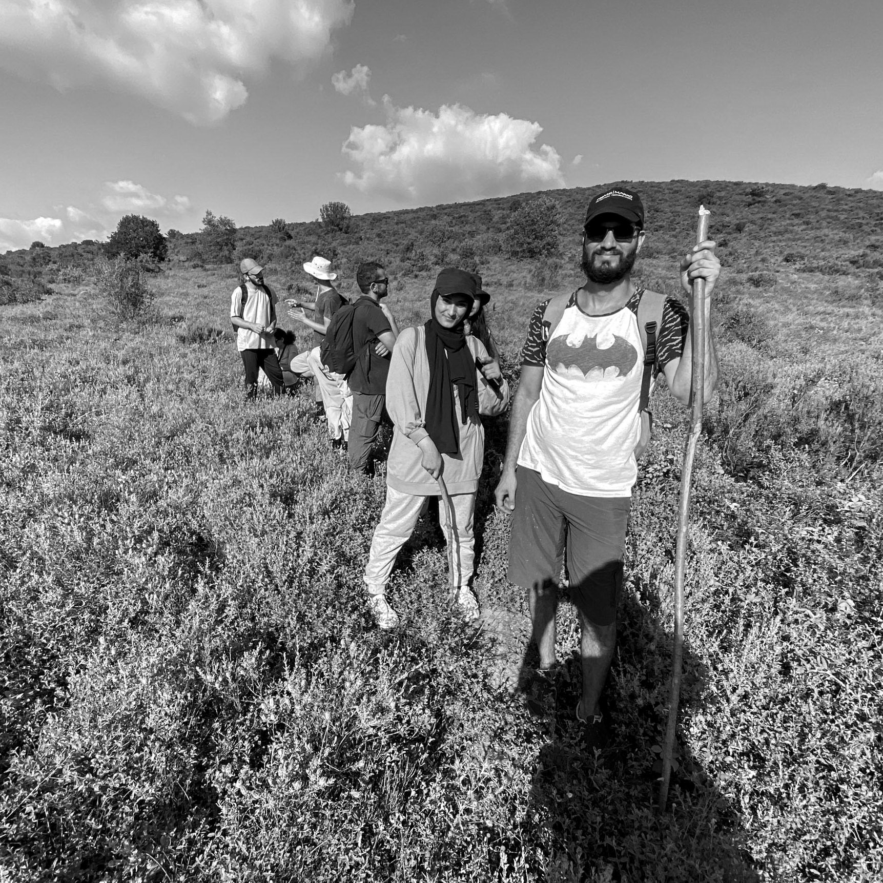 Ortadaǧ large hill: on a small path