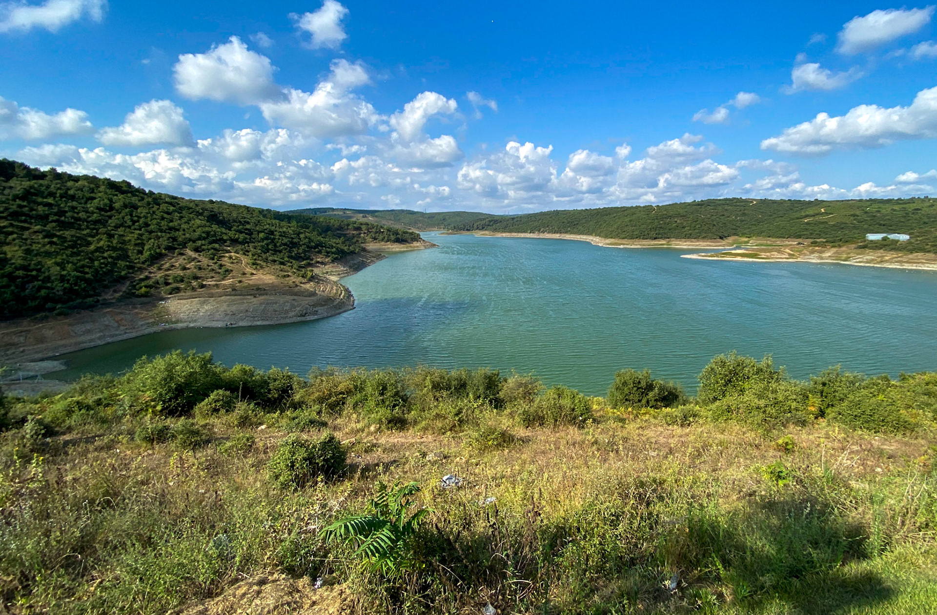 Alibey reservoir: seen from the south