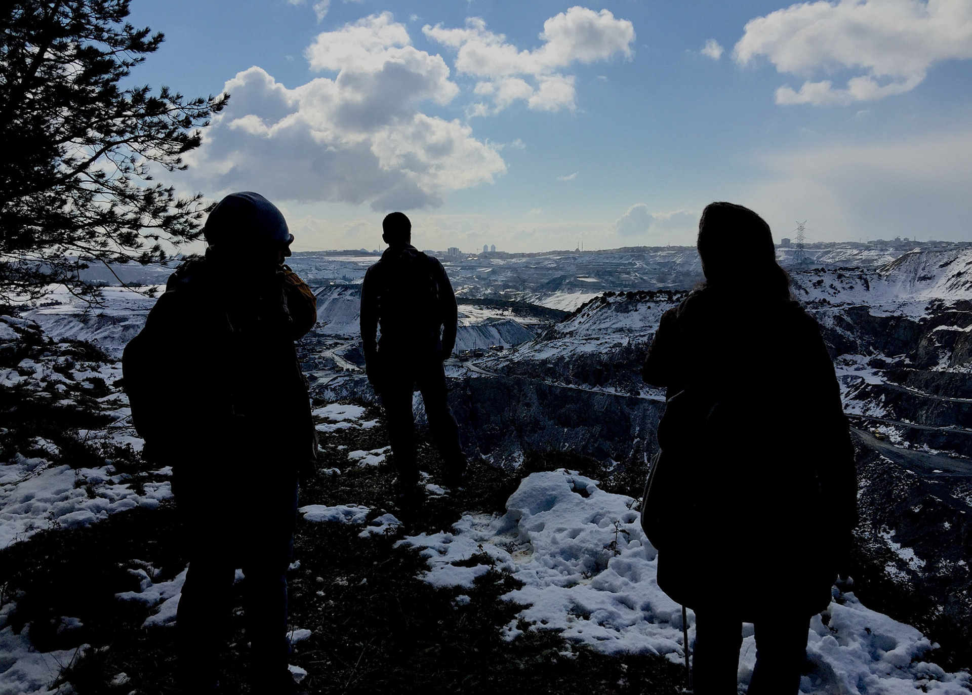 looking over the Yayla quarries from the 3rd or 4th viewpoints