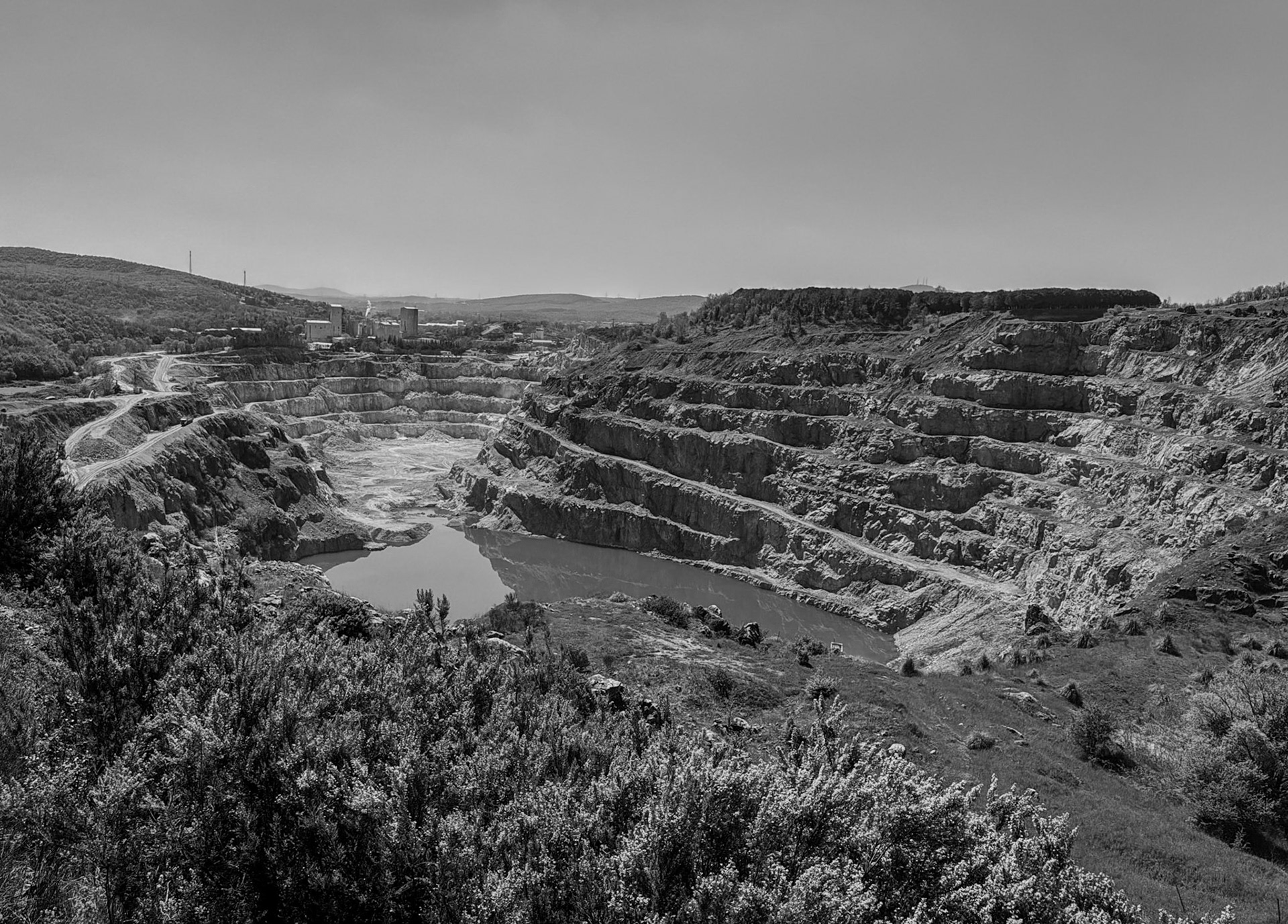 Hüseyinli opencast mine: view