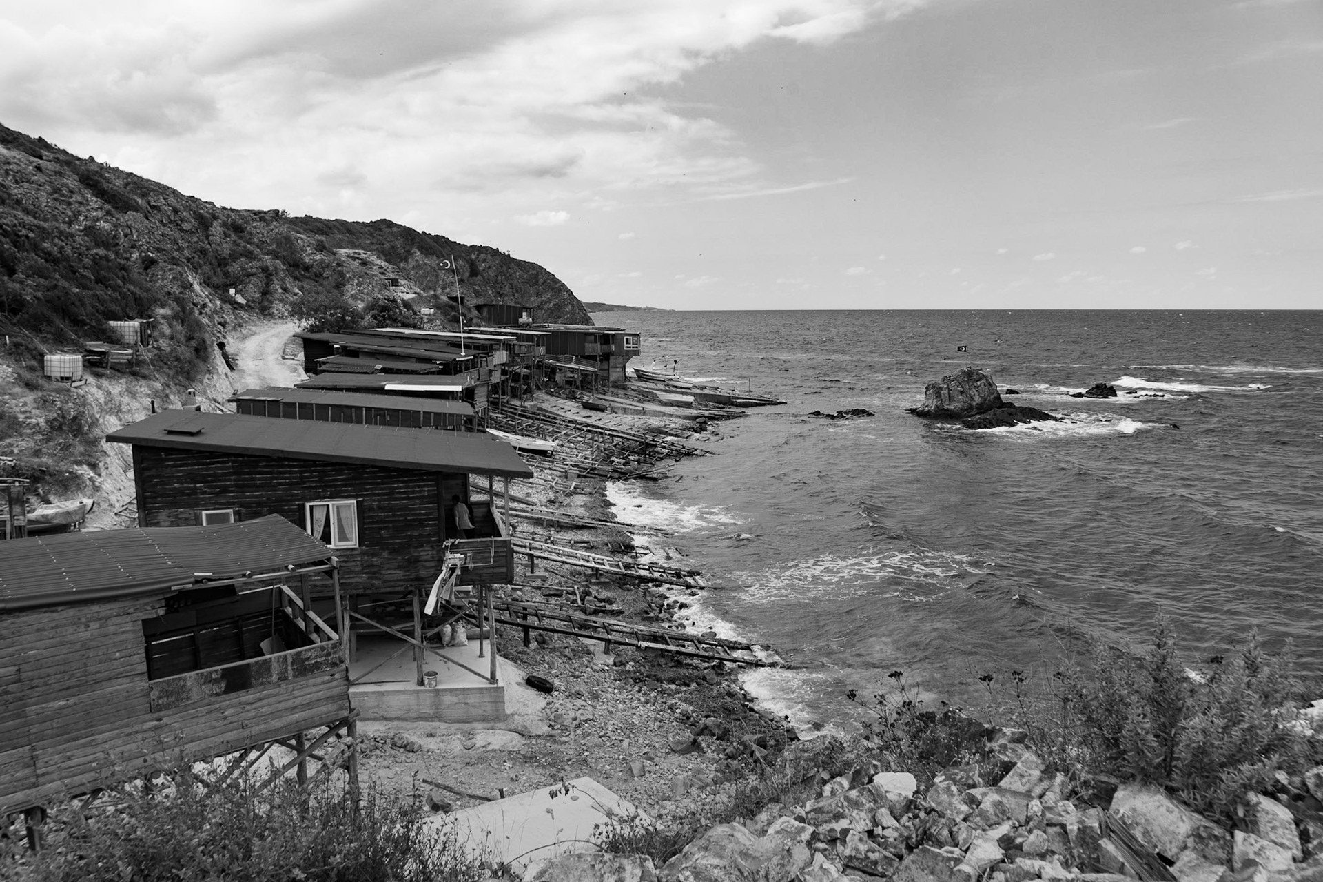 Kurna fishing hamlet: view from the east