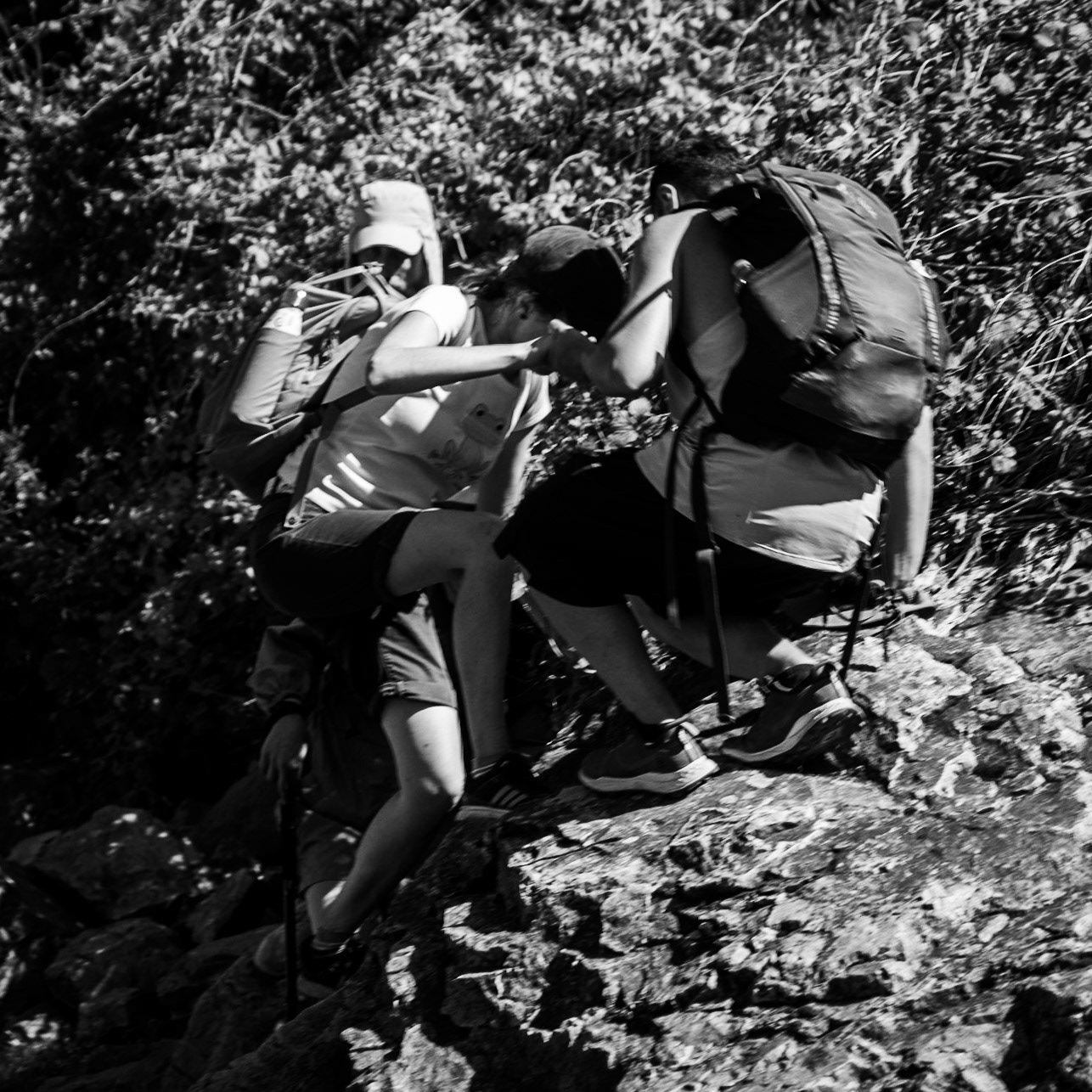 Paşaköy gorge: negotiating a rocky patch