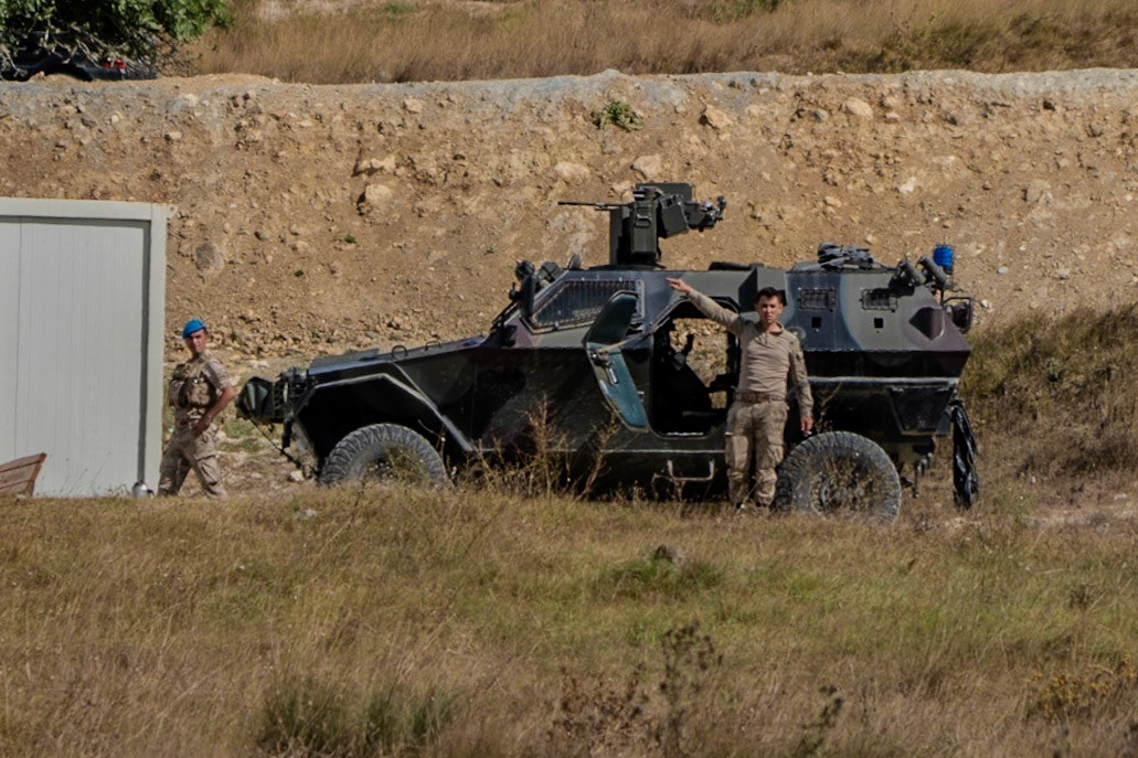 between Şamlar and Sazlıdere dam: gendarme ordering us to go back