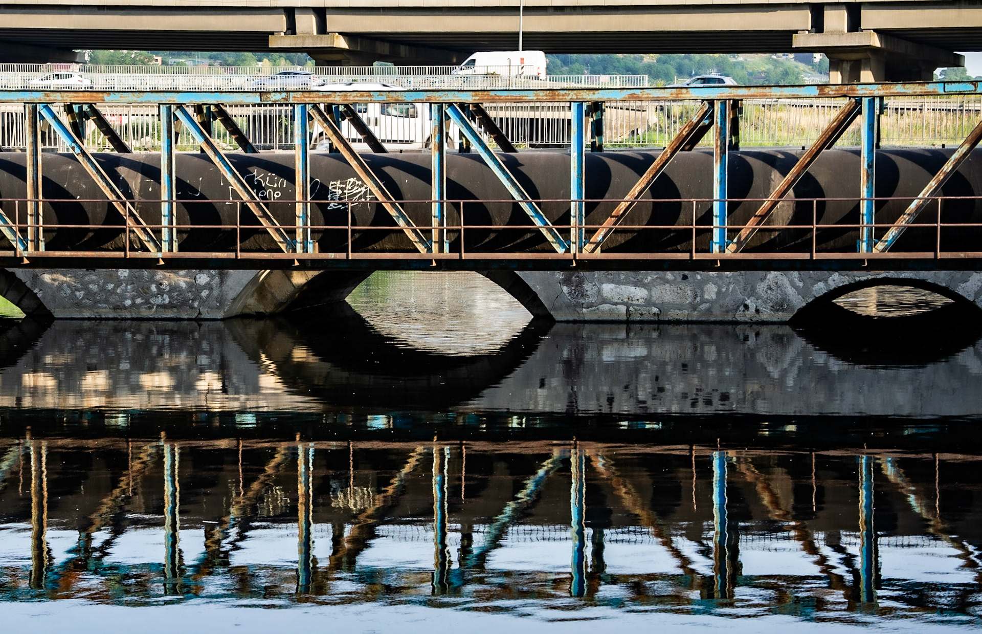 Odabaşı Ottoman bridge: seen from the north