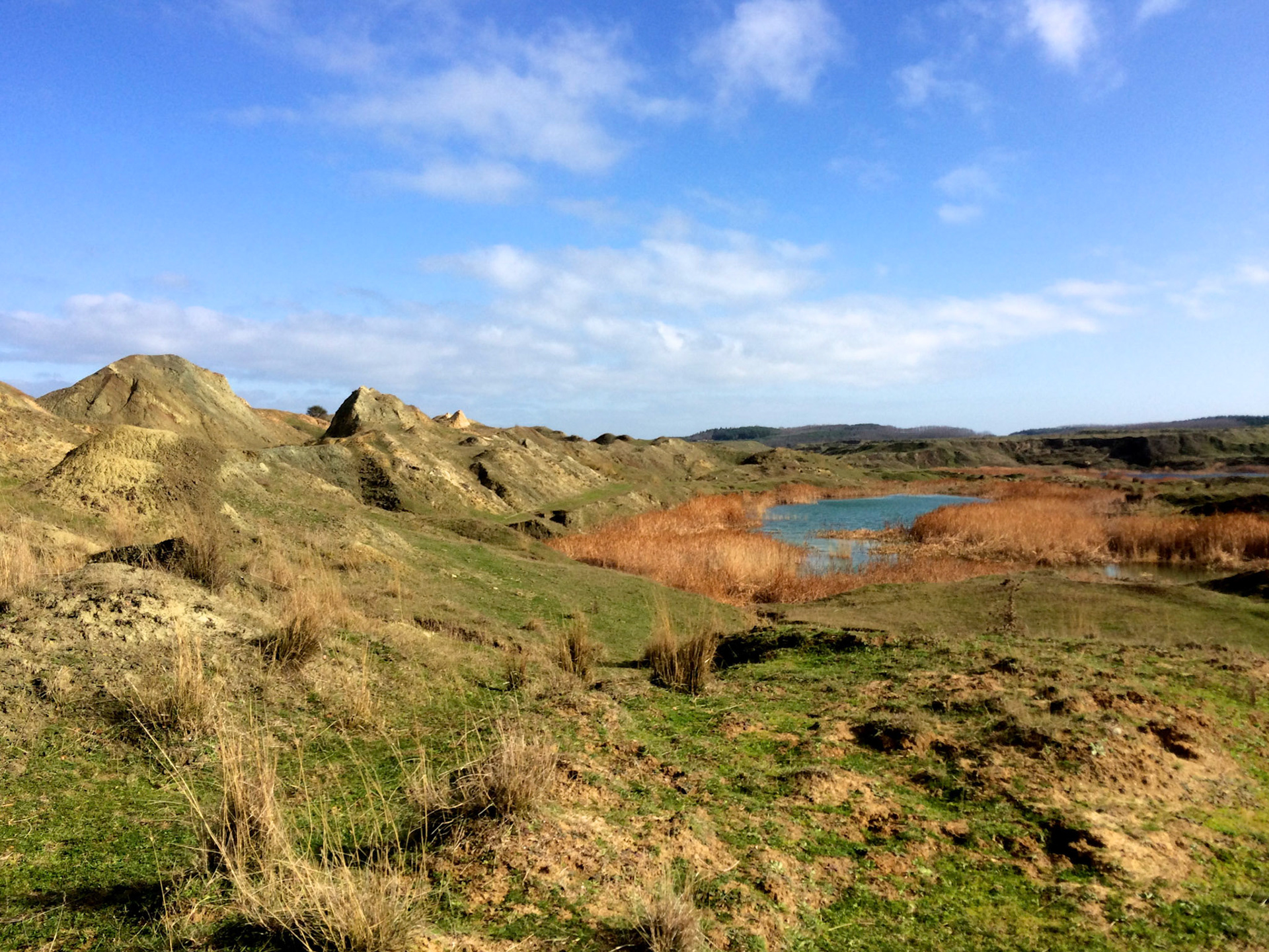Yeniköy: abandoned opencast mine-workings