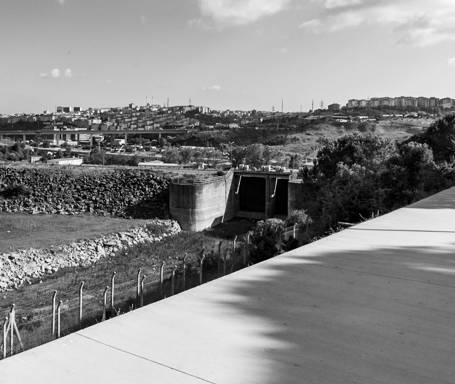 Alibey dam: seen from the northwest