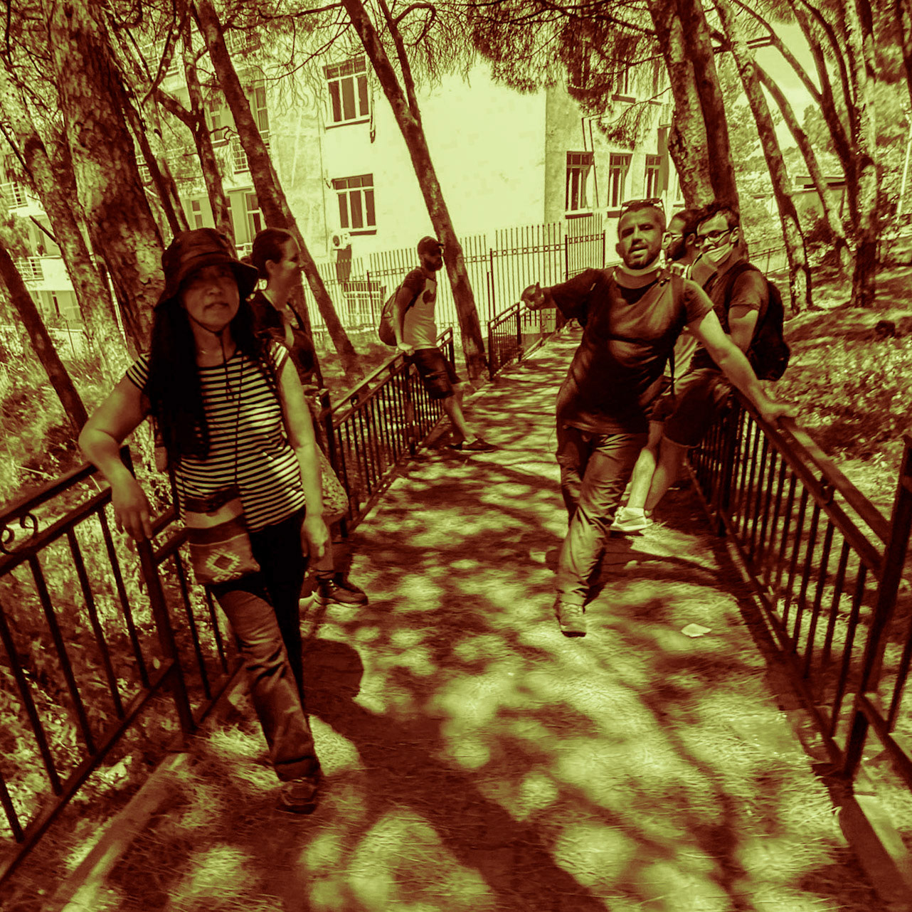 between Başıbüyük wasteland and the Ottoman ruined kiosks: by the hospital