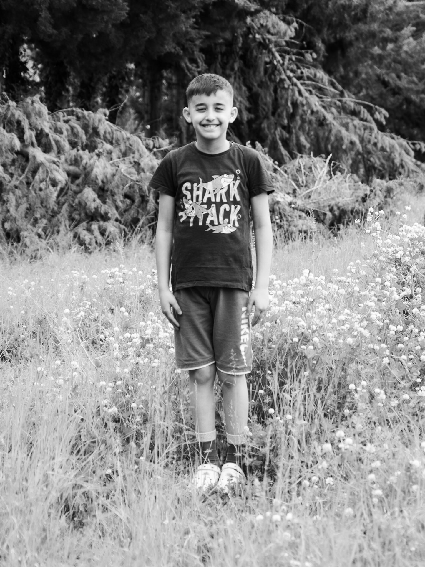 Trikos promontory: a smiling boy
