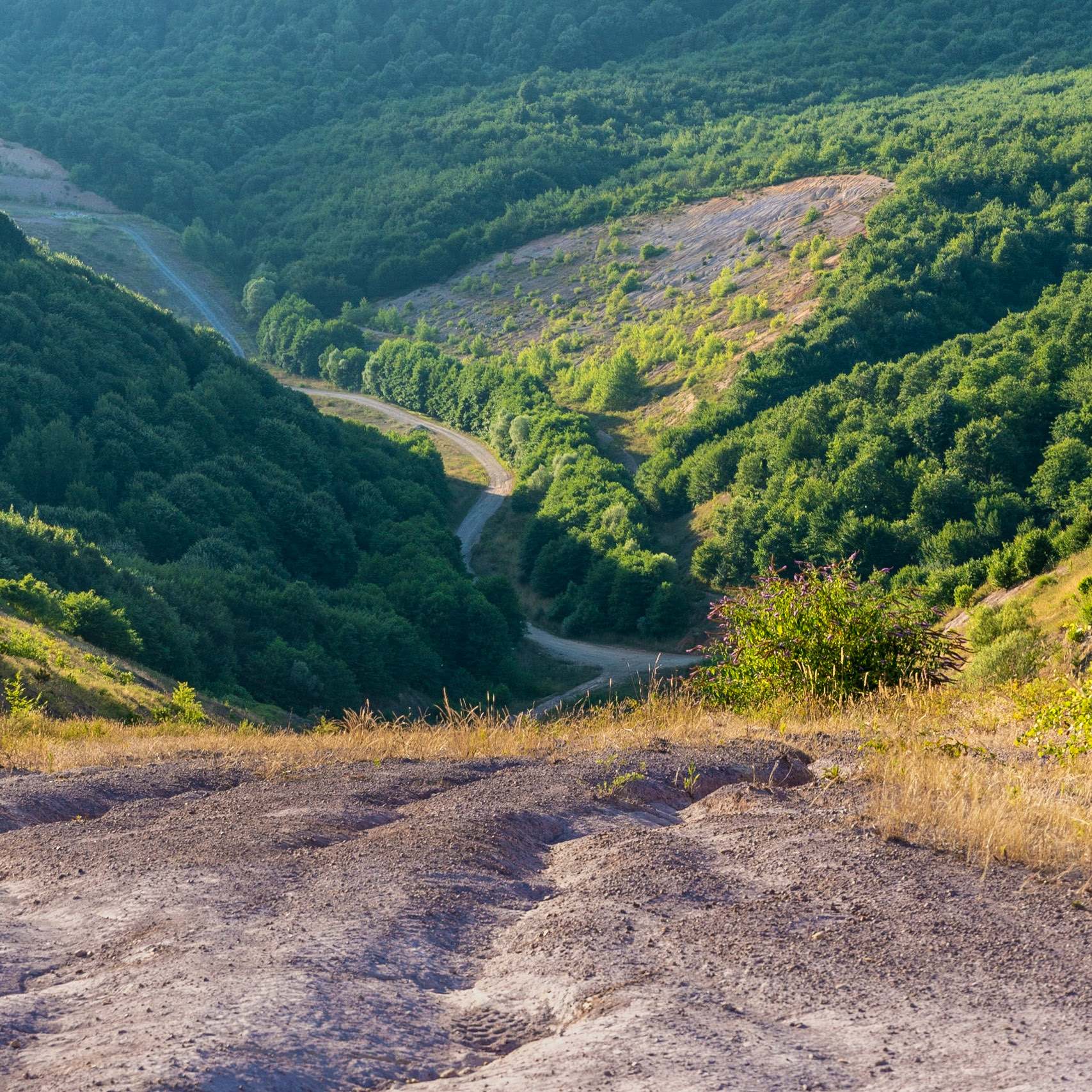 Ömerliköy watermain route: a slow rollercoaster heading west