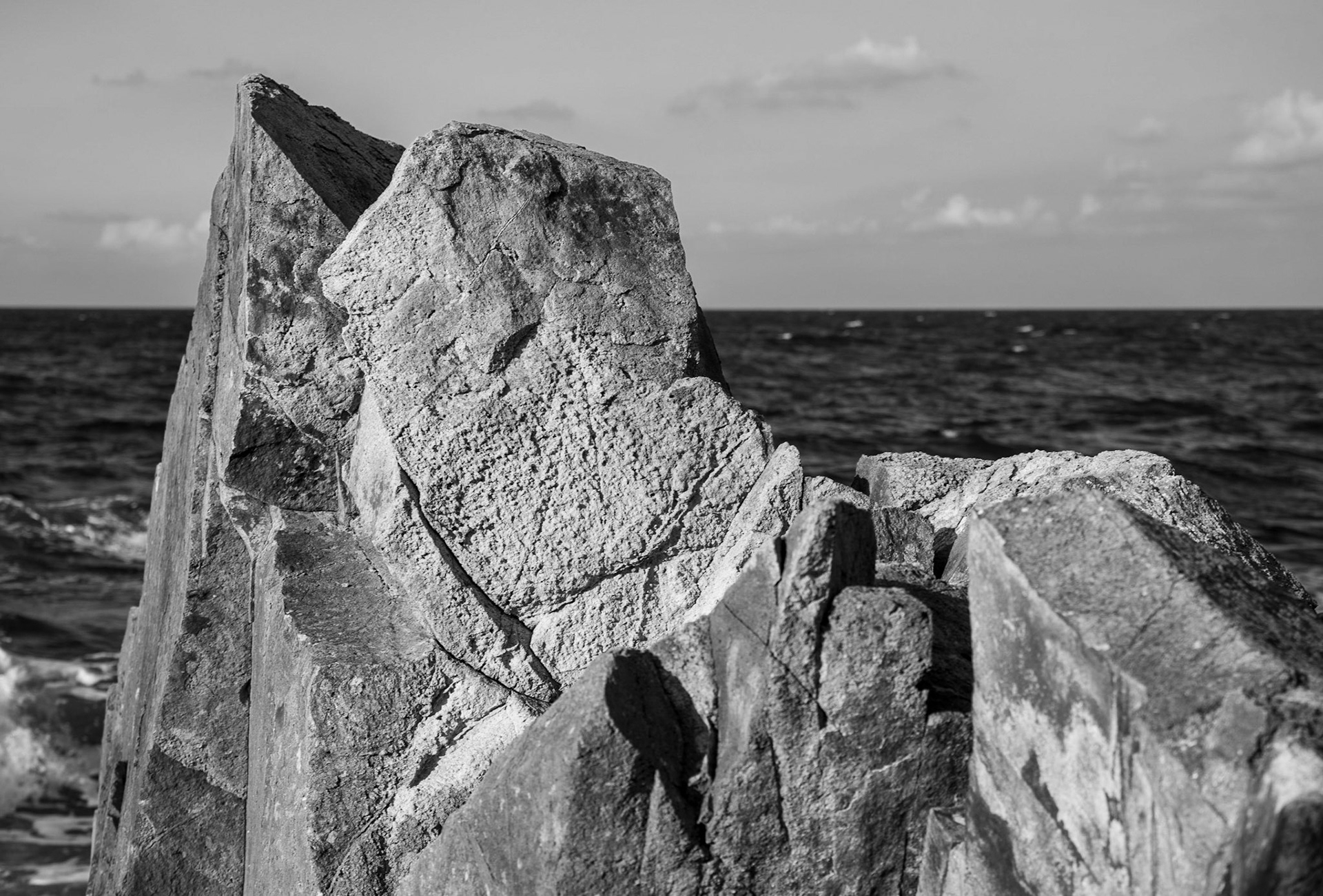 between the English Houses and Riva: a headland