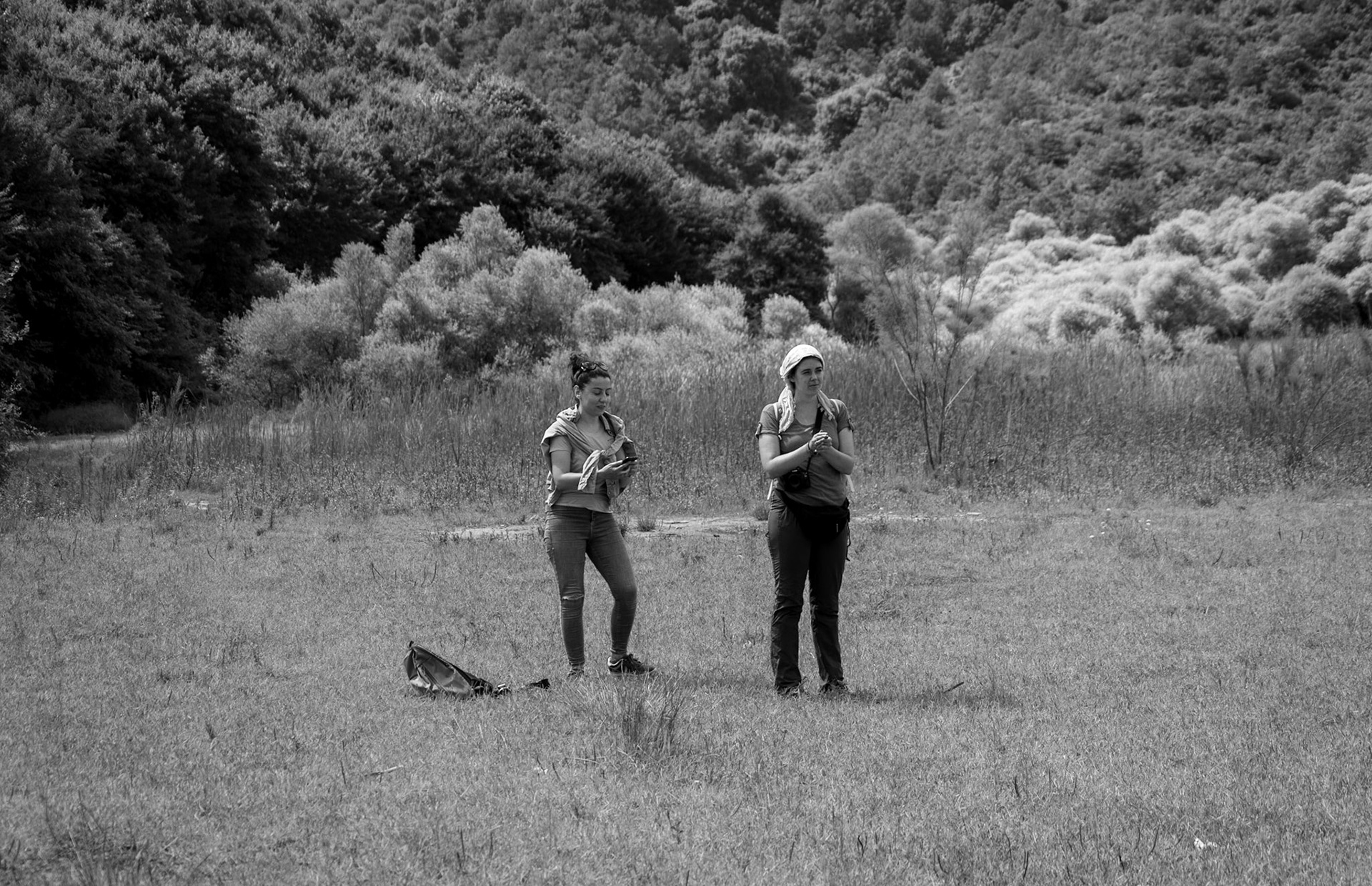 Güzelce aqueduct: we take a break